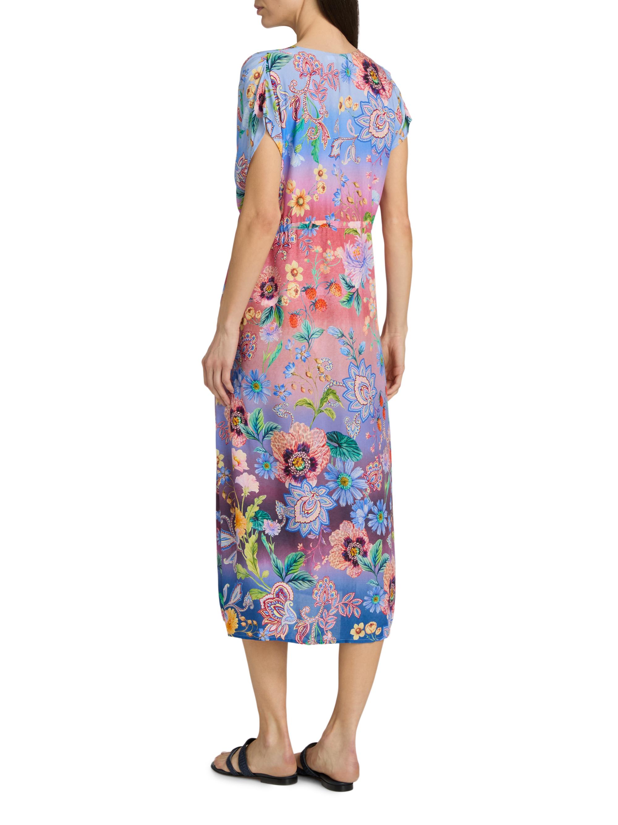 Johnny Was Lilliana Gradient Floral Caftan | Saks Fifth Avenue