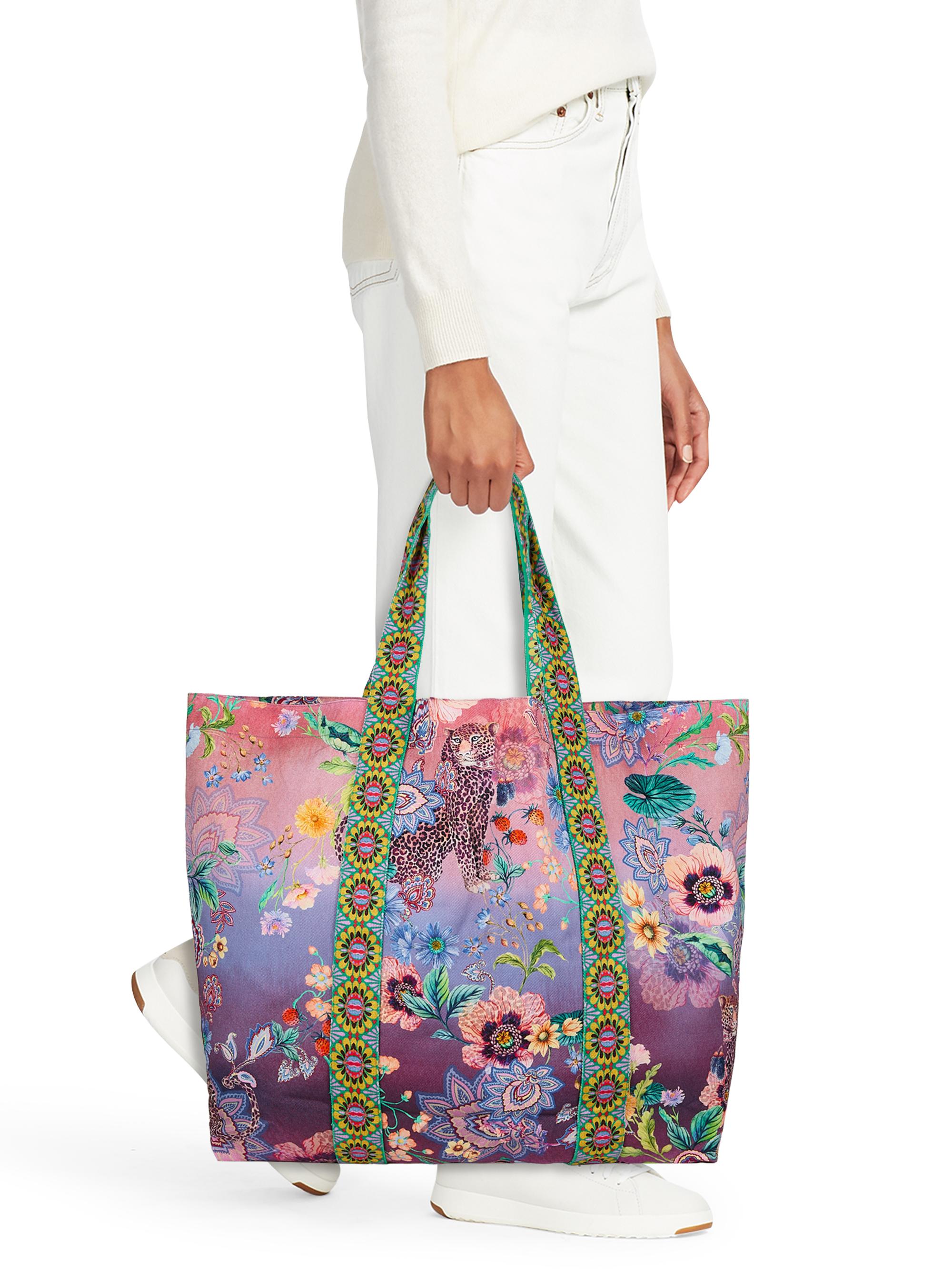 Johnny Was Lilliana Printed Cotton Beach Tote | Saks Fifth Avenue