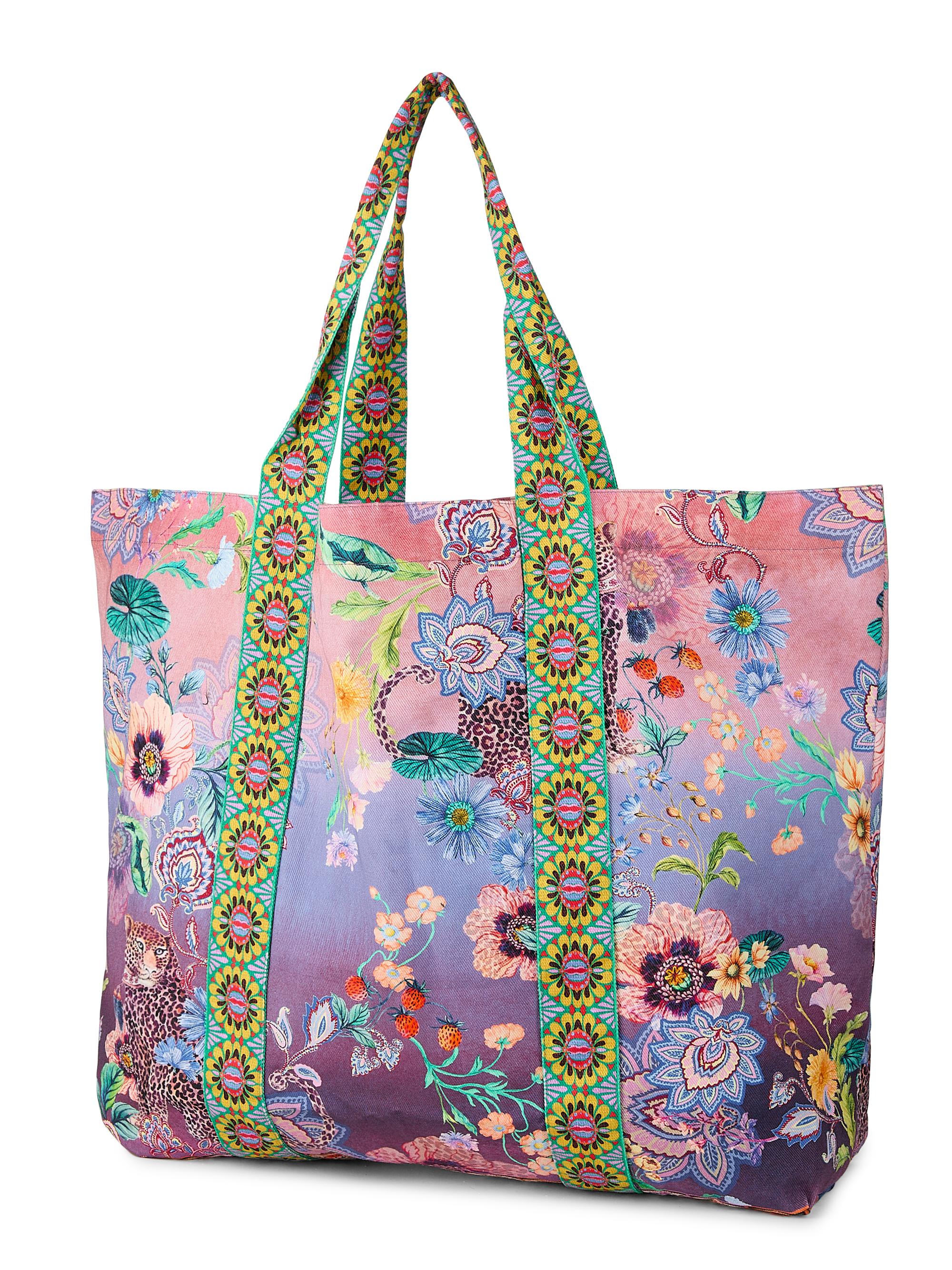 Johnny Was Lilliana Printed Cotton Beach Tote | Saks Fifth Avenue