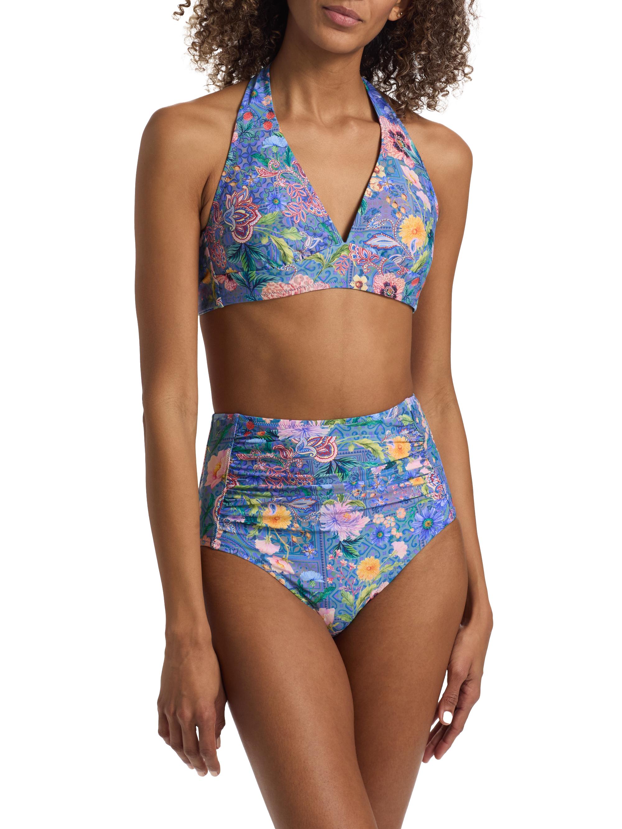 Johnny Was Lilliana Halter Bikini Top | Saks Fifth Avenue