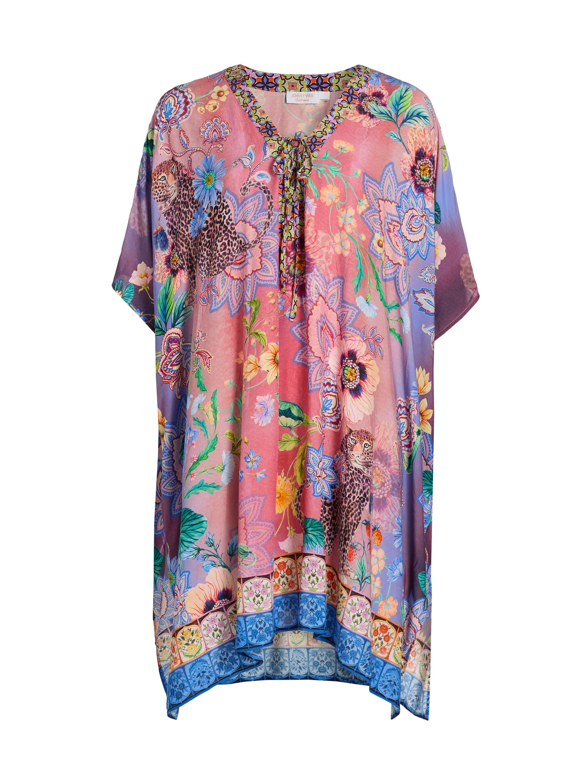 Johnny Was Women's The Short Lilliana Print Caftan Dress - Lilliana