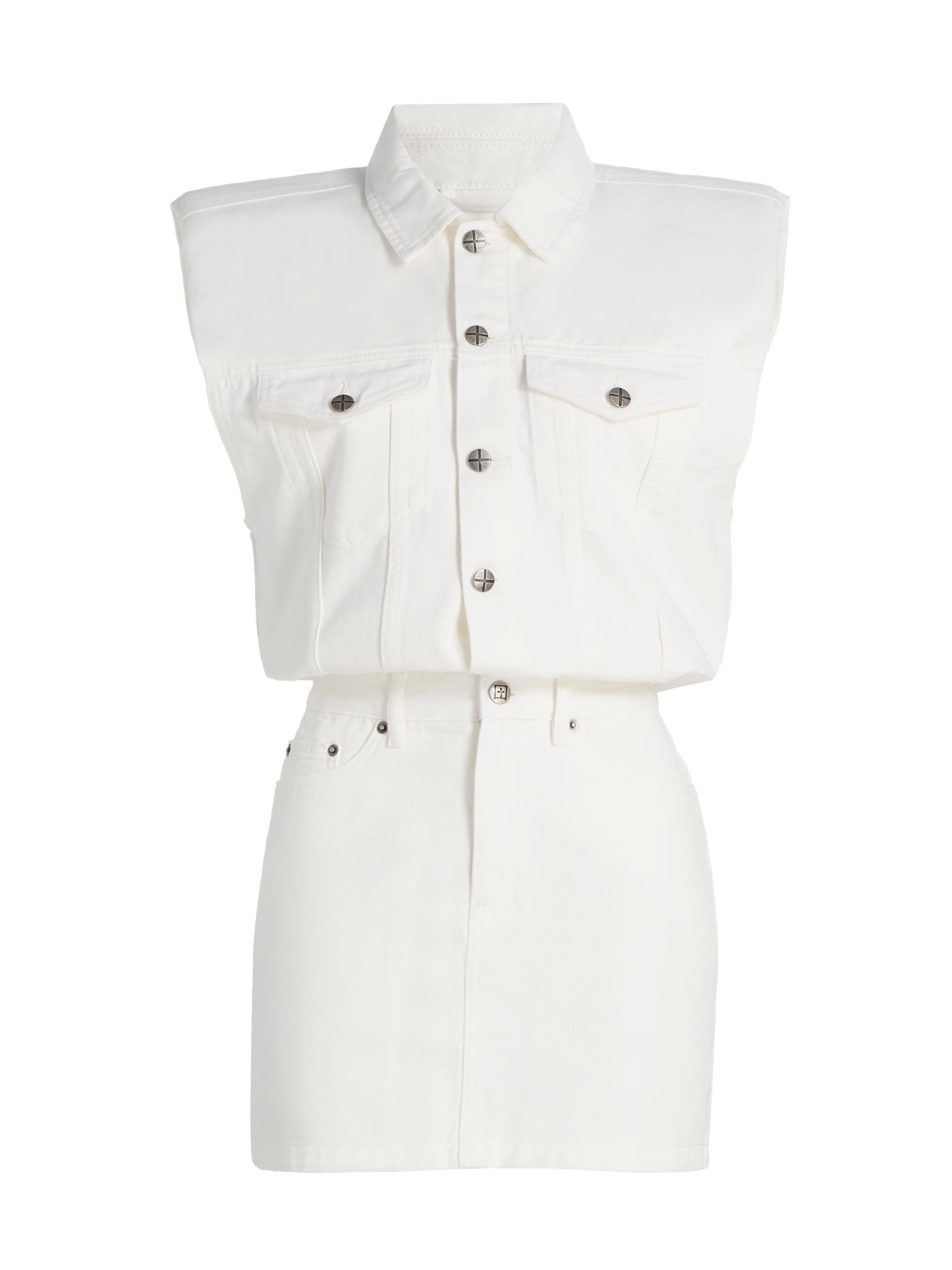 Ksubi Women's Future Memory Cotton Minidress - White