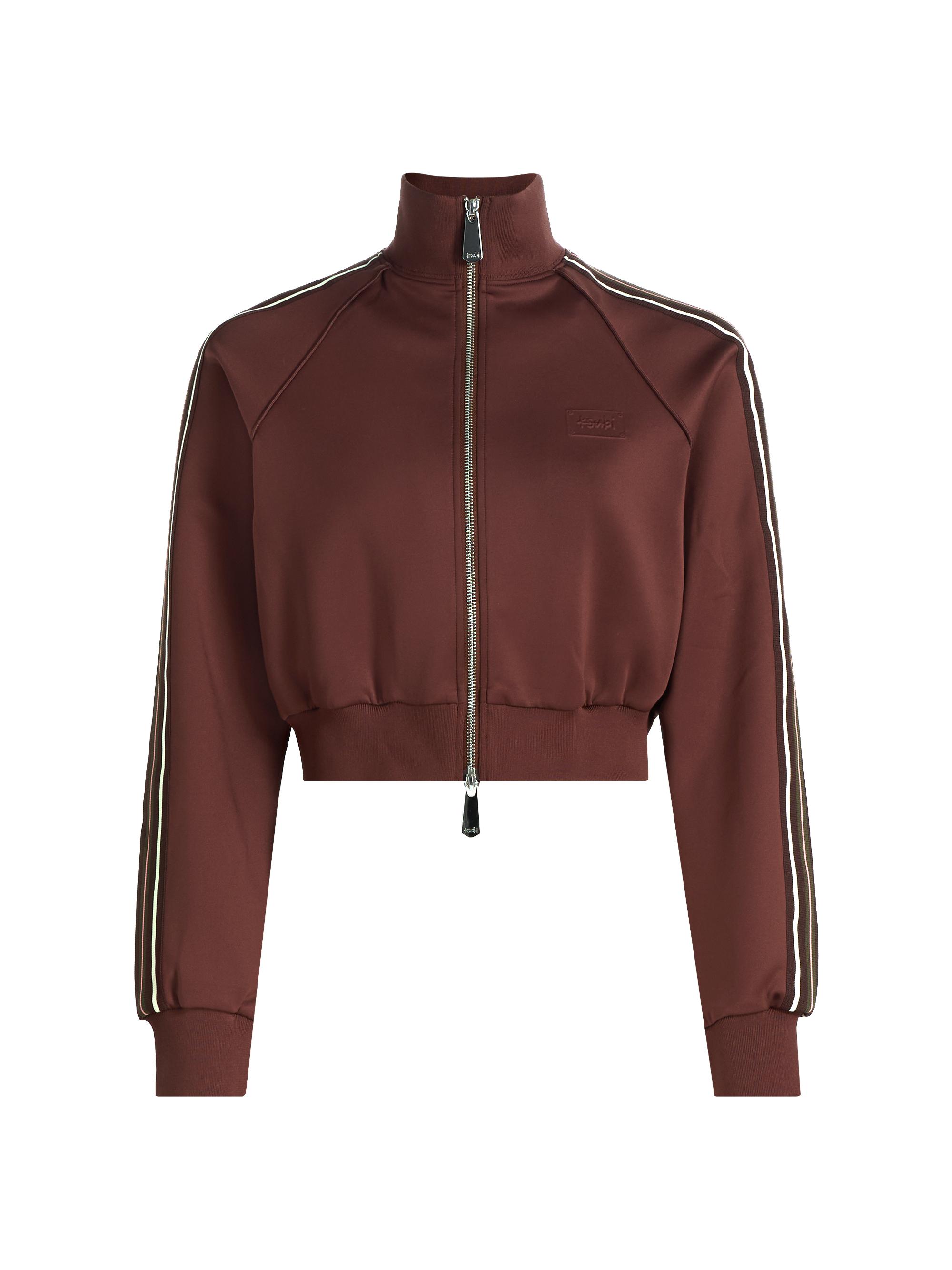 Ksubi Women's Future Memory Crop Trak Jacket - Brown