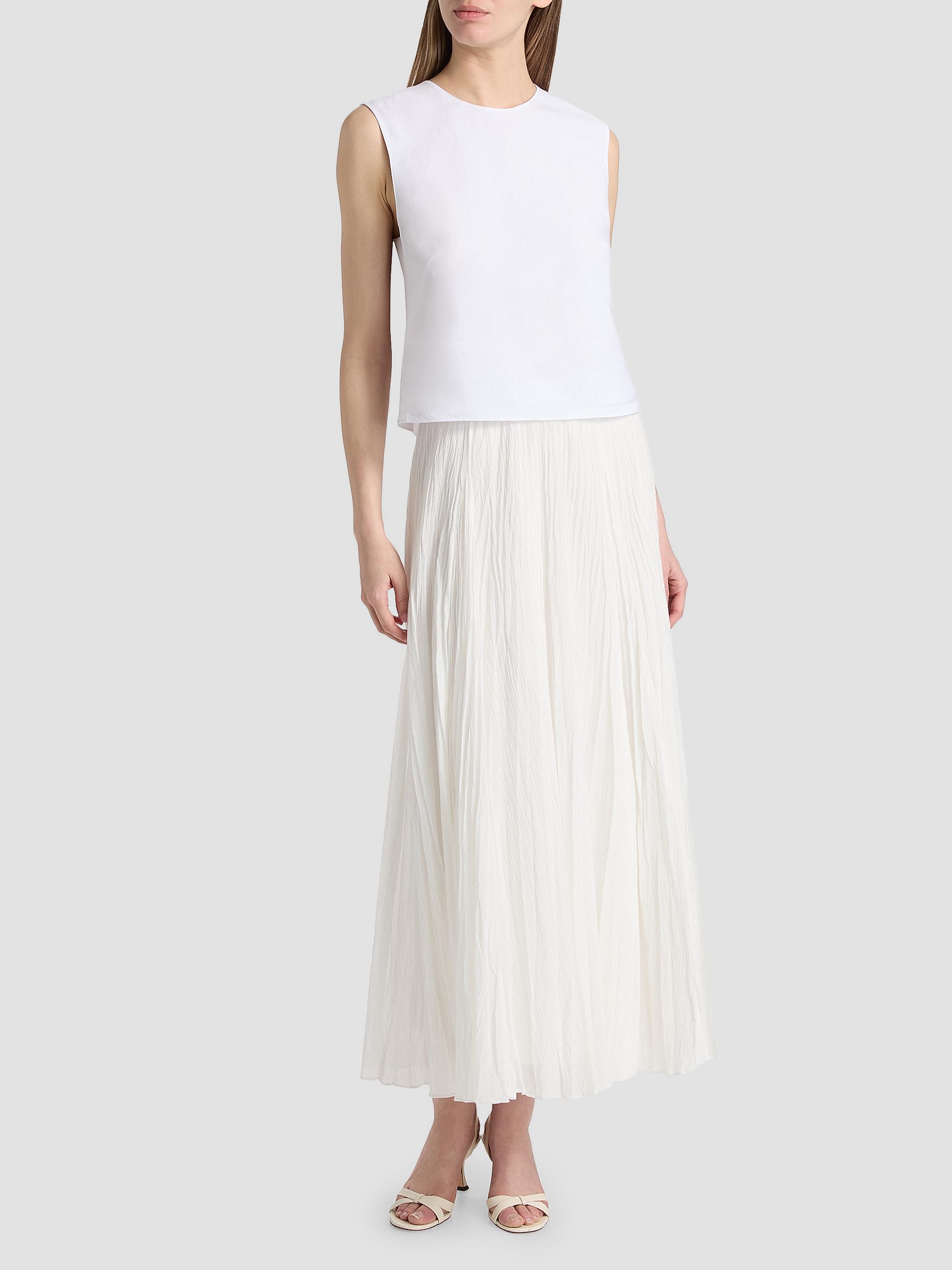 Vince Linen-Blend Crewneck Shell Top | Saks Fifth Avenue