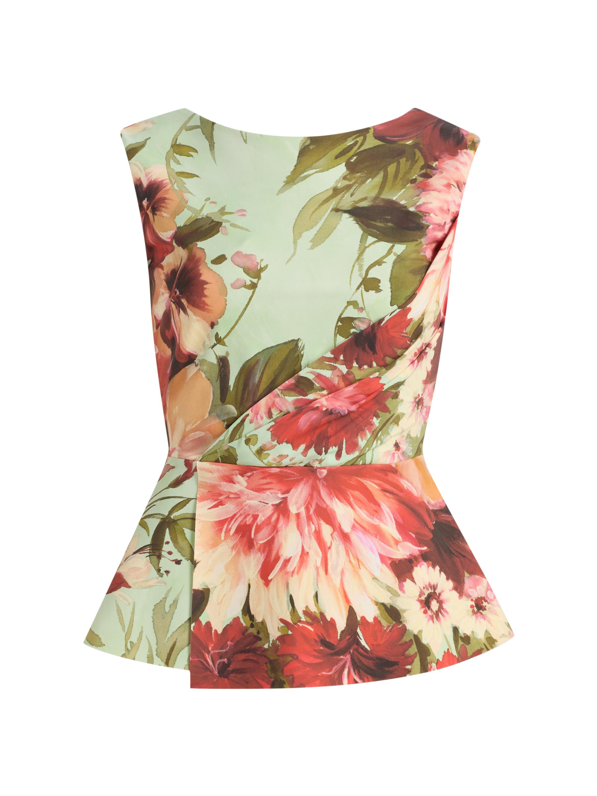 Chiara Boni La Petite Robe Women's Oliwia Floral Peplum Top - Ingrid