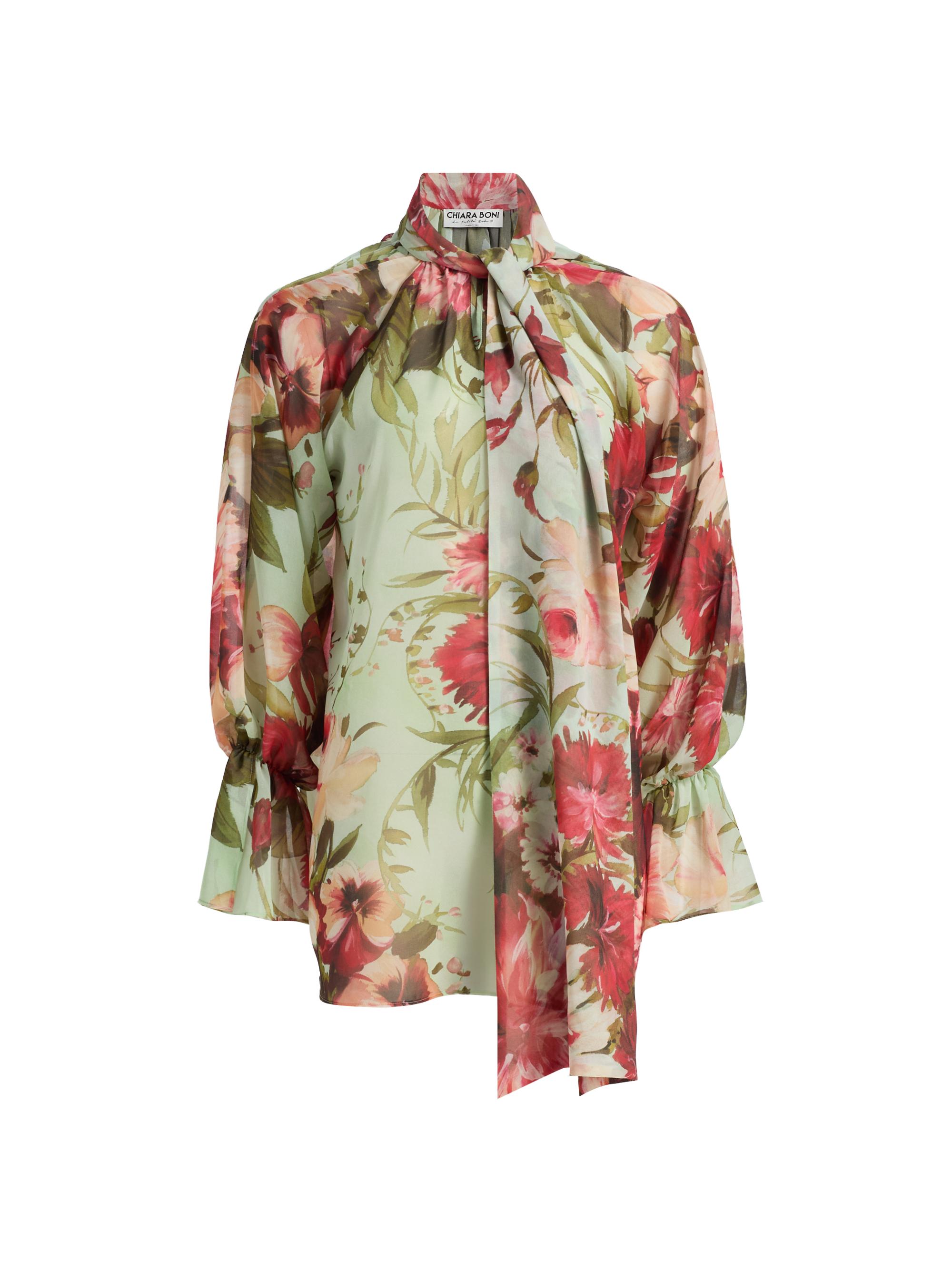 Chiara Boni La Petite Robe Women's Slawa Floral Print Georgette Blouse - Ingrid