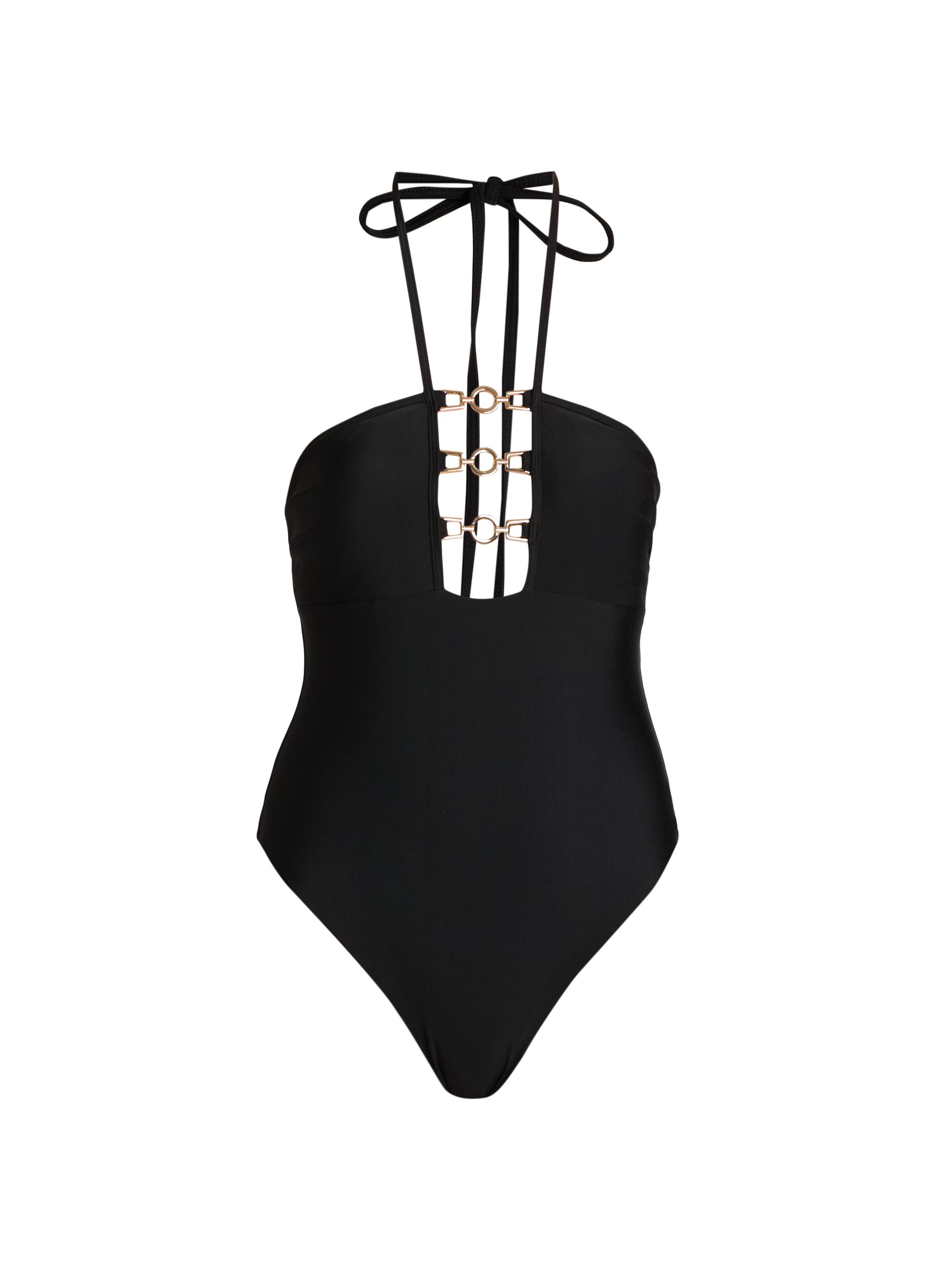 Ramy Brook Women's Lorena Ring One-Piece Swimsuit - Black
