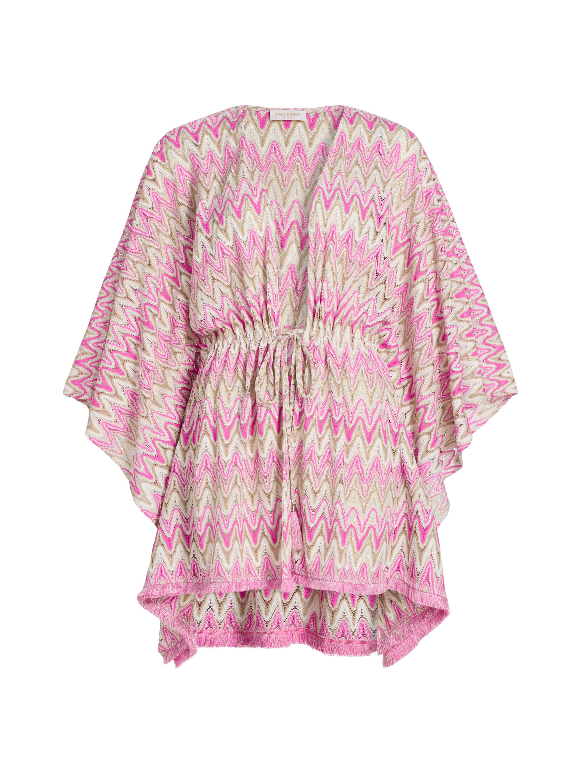 Ramy Brook Women's Mckala Zigzag Cover-Up Dress - Radiant Pink Zigzag