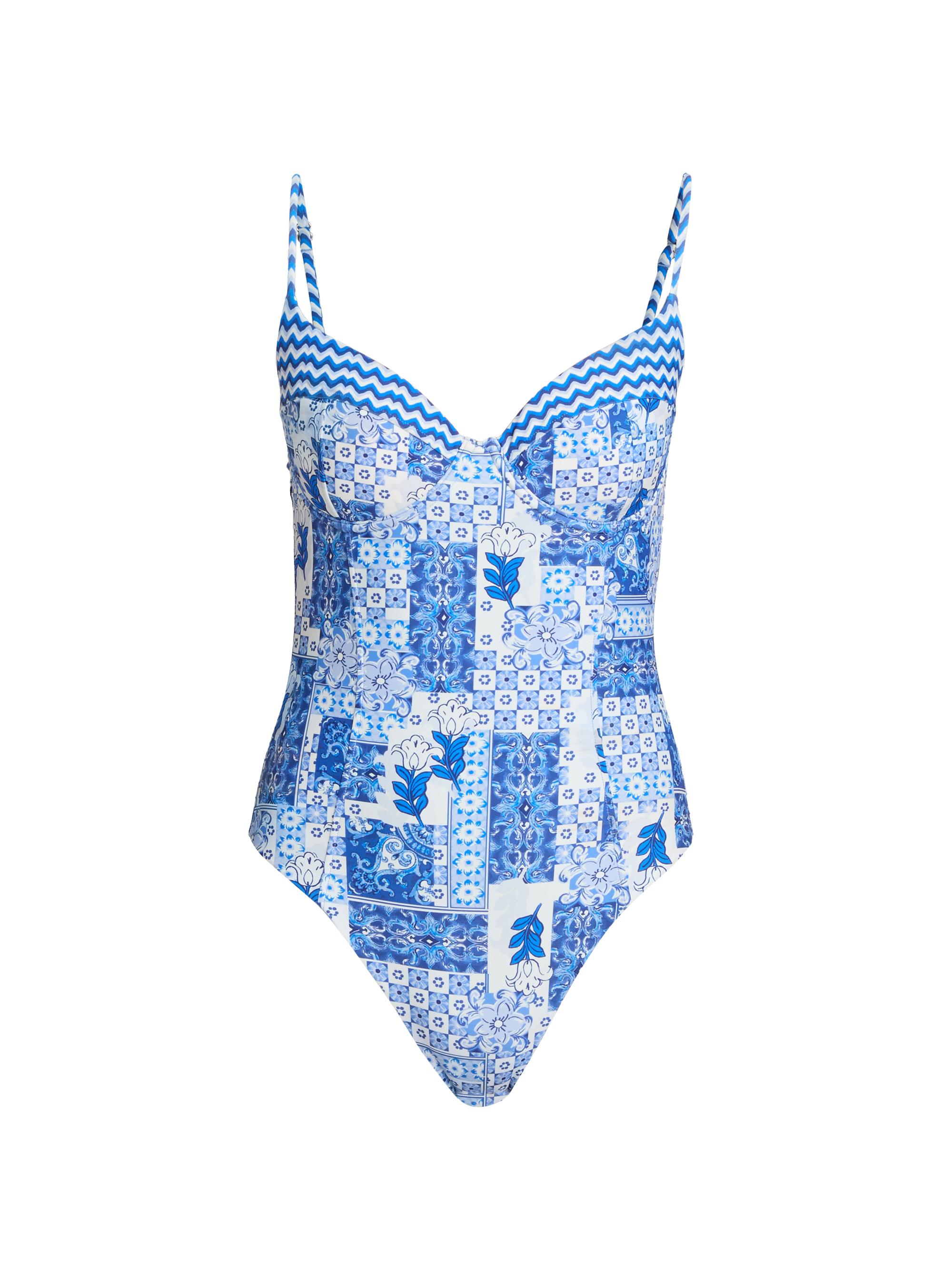 Ramy Brook Women's Jayda Printed One-Piece Swimsuit - Radiant Pink Combo