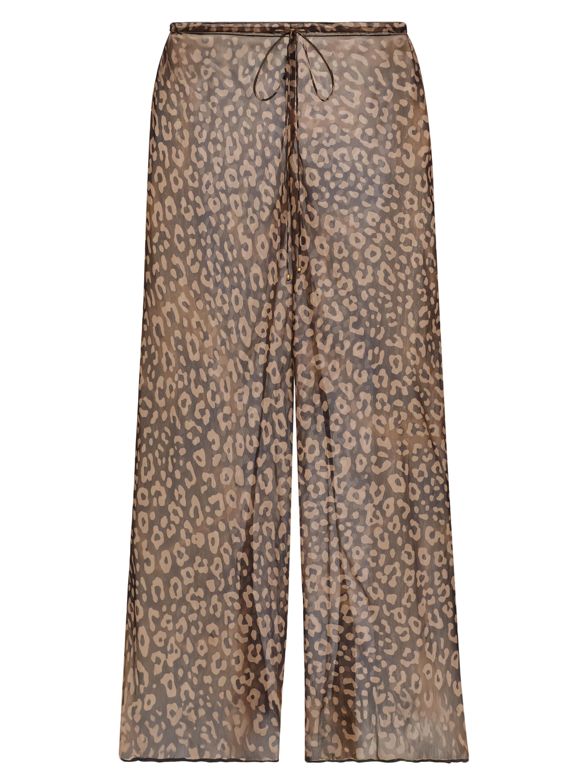 Ramy Brook Women's Alayna Leopard Print Cover-Up Pants - Dark Leopard
