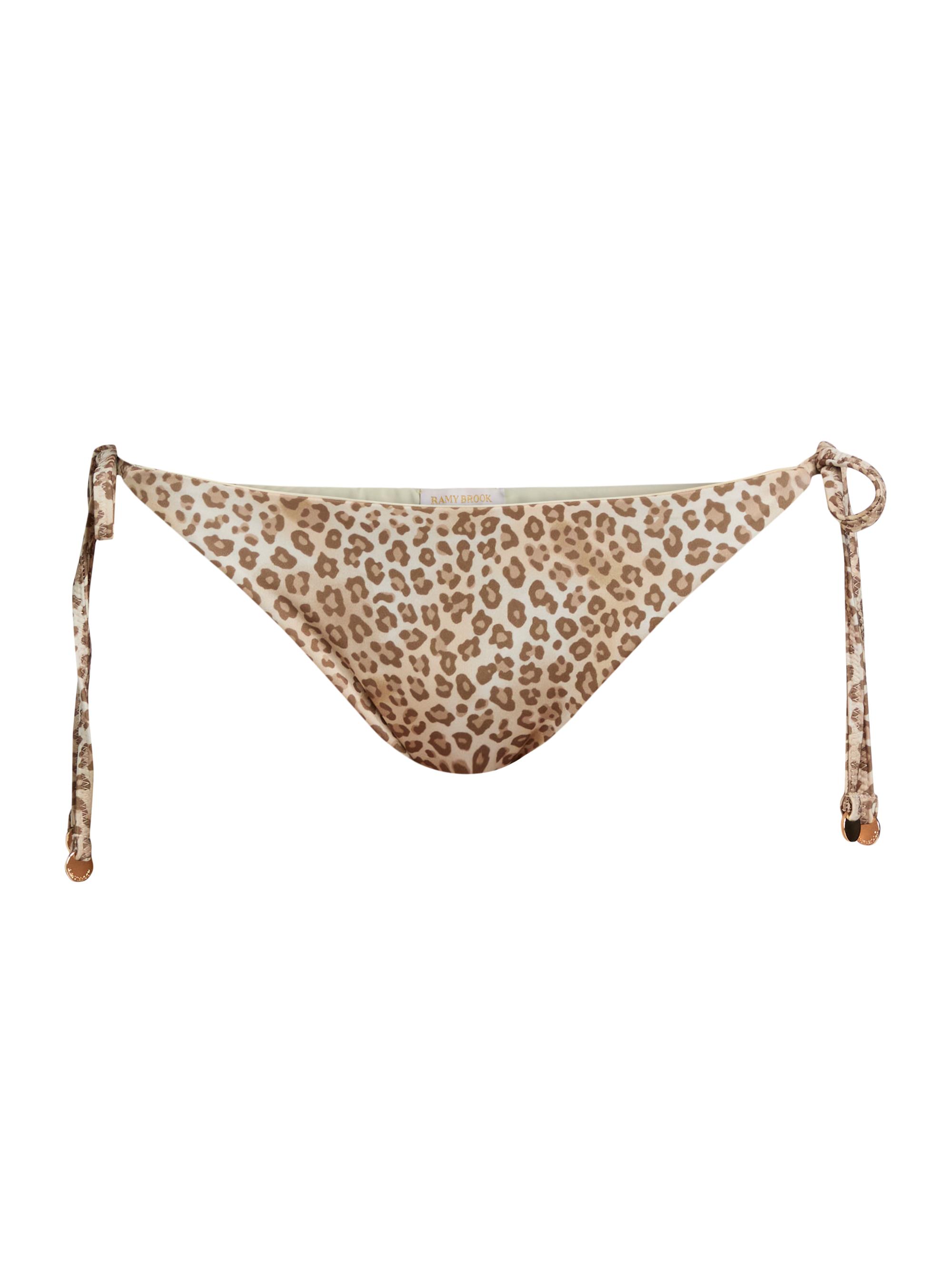 Ramy Brook Women's Benni Leopard Print Bikini Bottom - Light Leopard