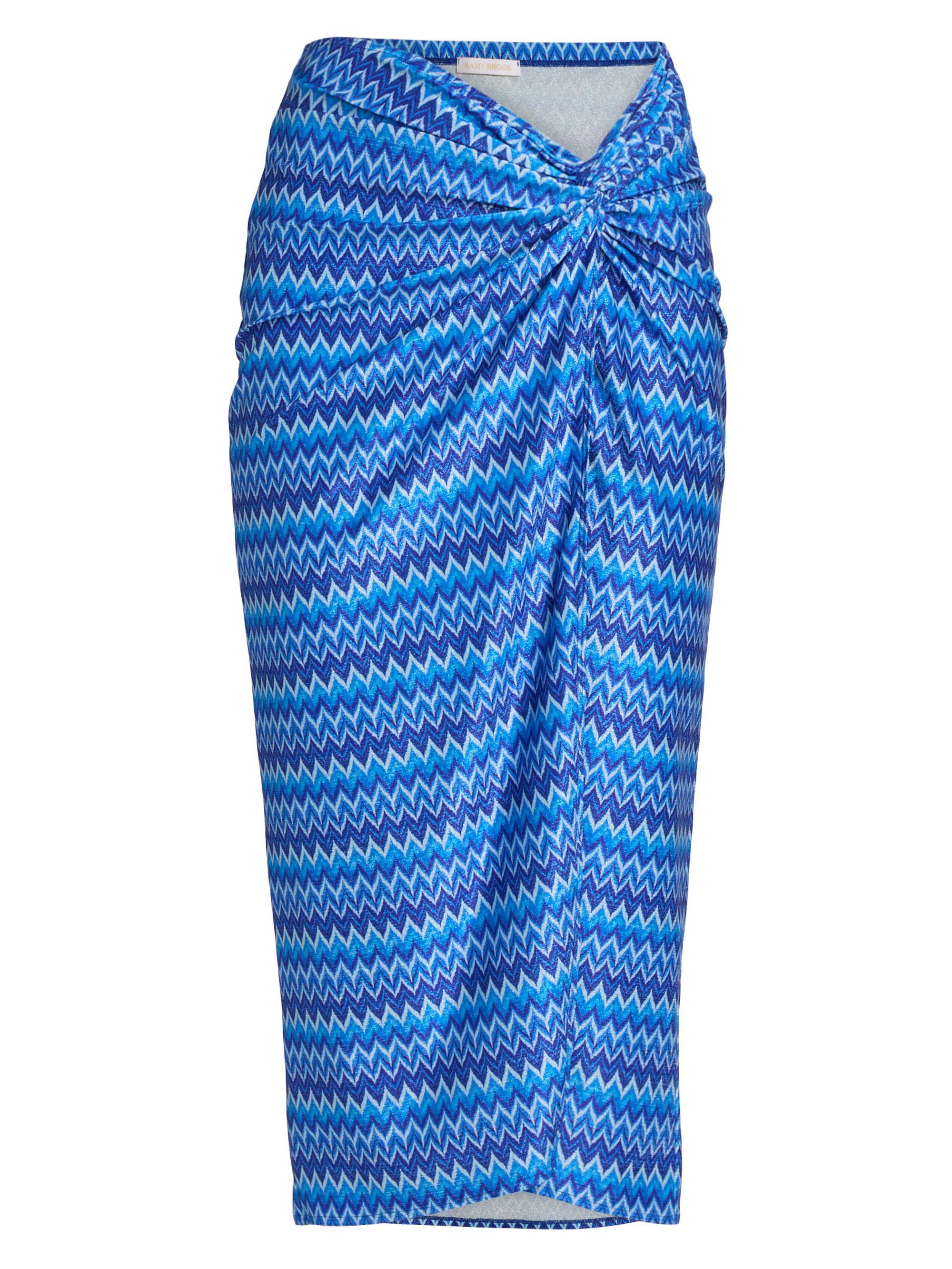 Ramy Brook Women's Xana Wave Cover-Up Skirt - Ocean Wave | Thumbnail 7