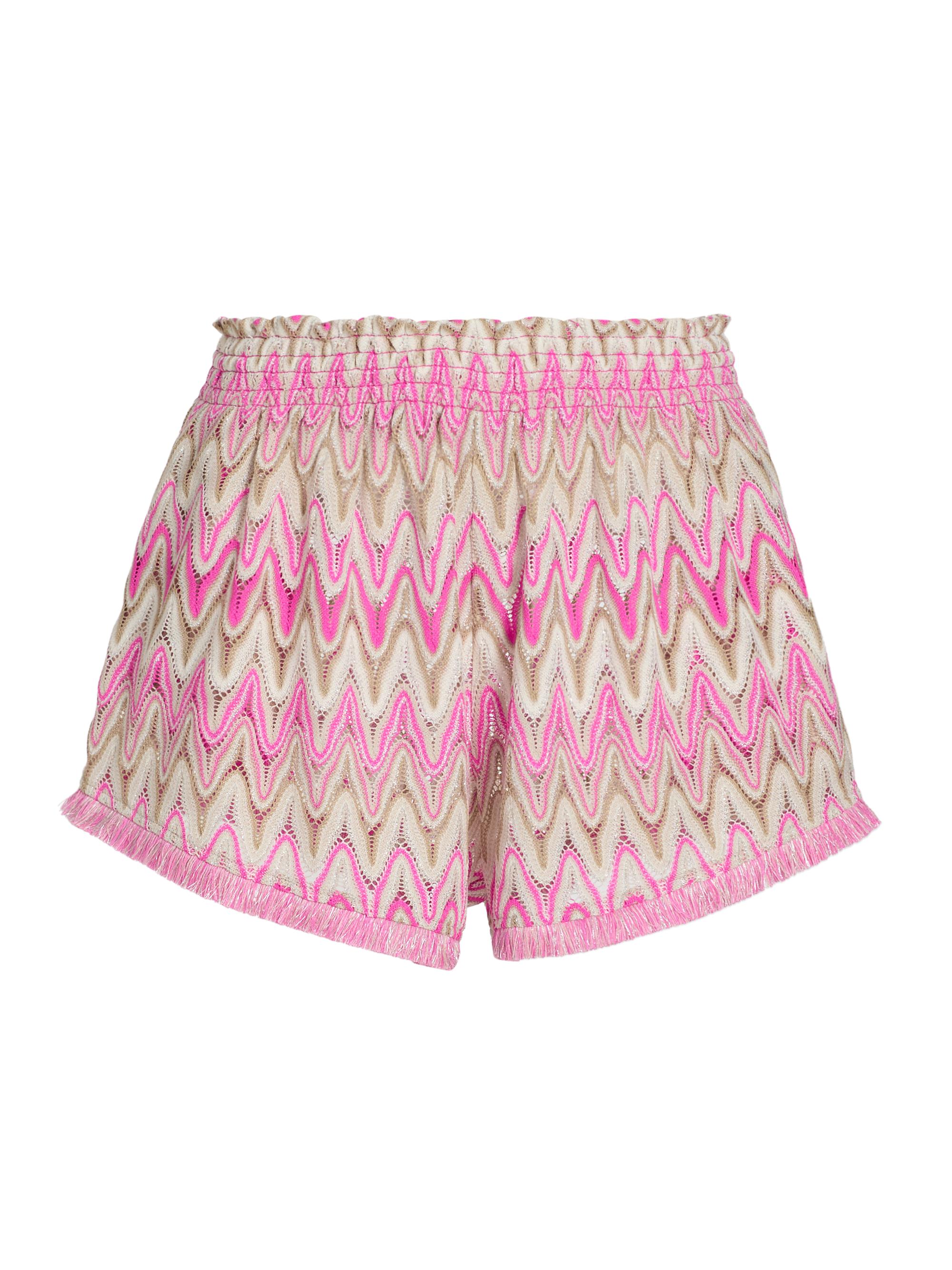 Ramy Brook Women's Analisa Printed Shorts - Radiant Pink Zigzag
