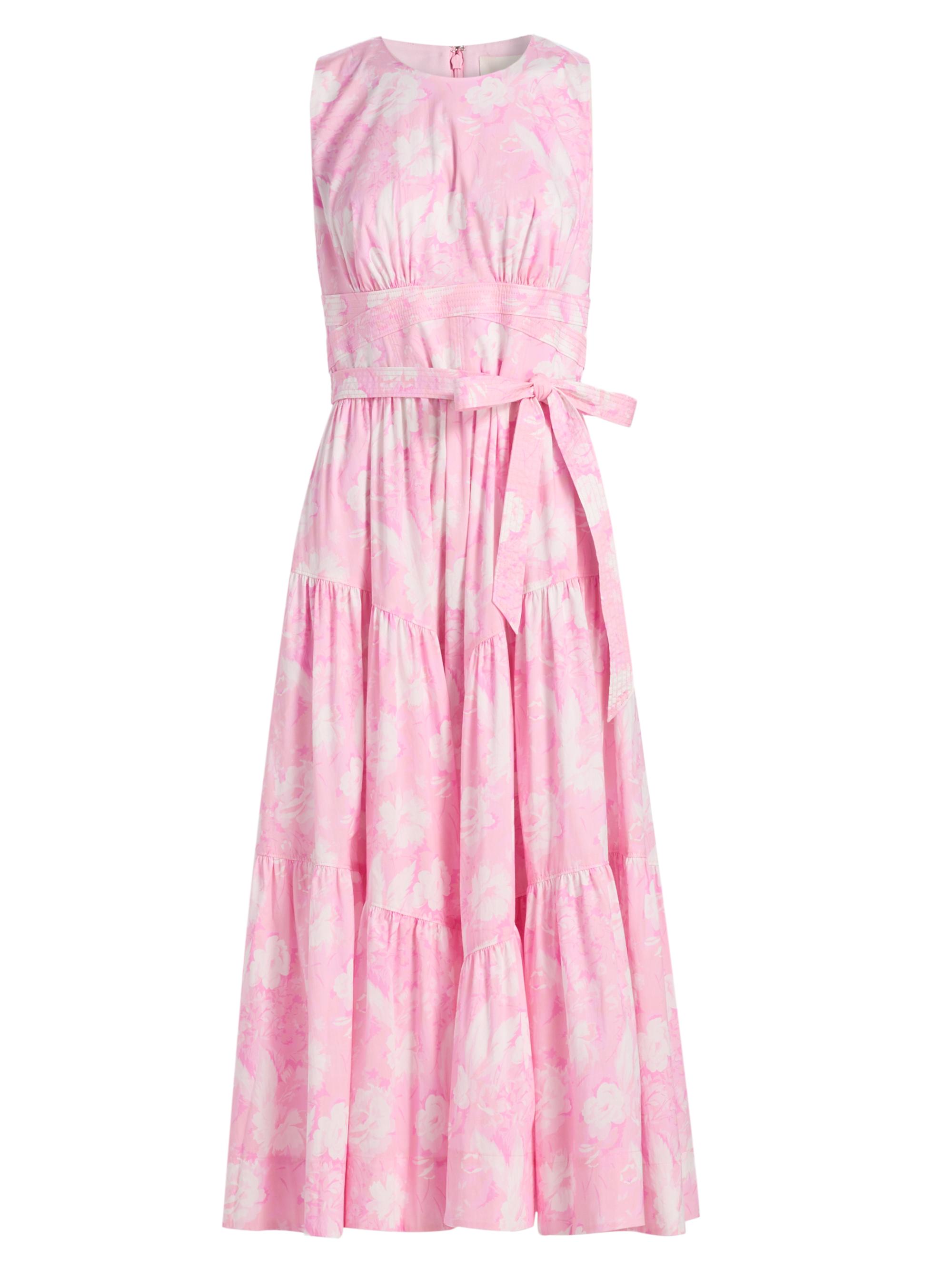 Cinq à Sept Women's Holt Heirloom Petals Midi-Dress - Rosewater Pink Multi