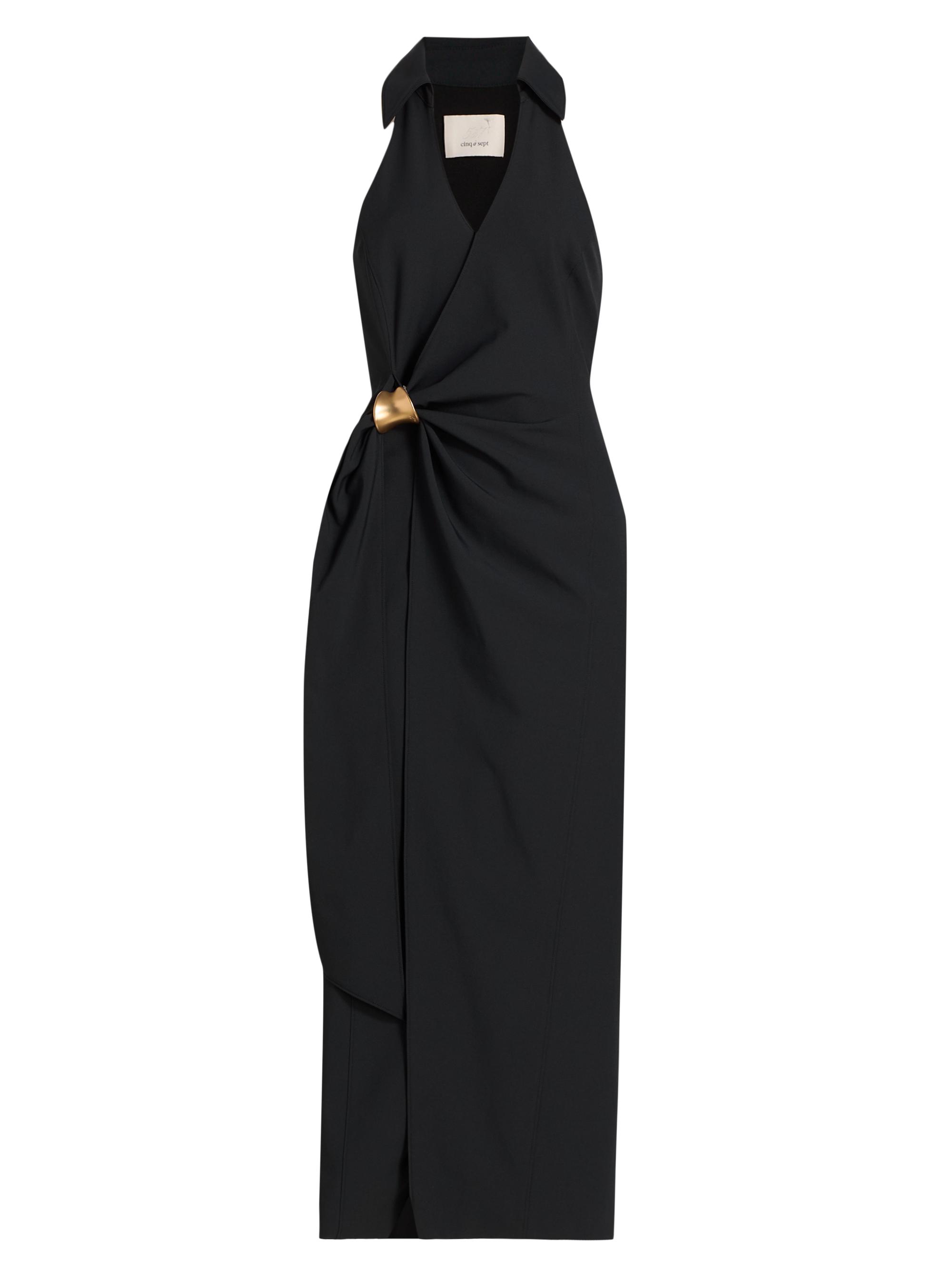 Cinq à Sept Women's Bangle Enez Midi-Dress - Black