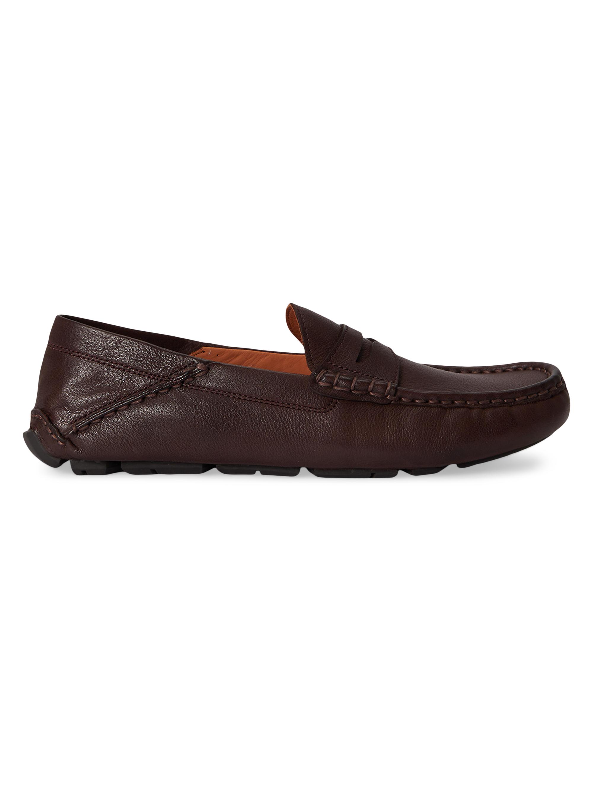 Polo Ralph Lauren Men's Anders Leather Driving Loafers - Dark Brown | Thumbnail 5