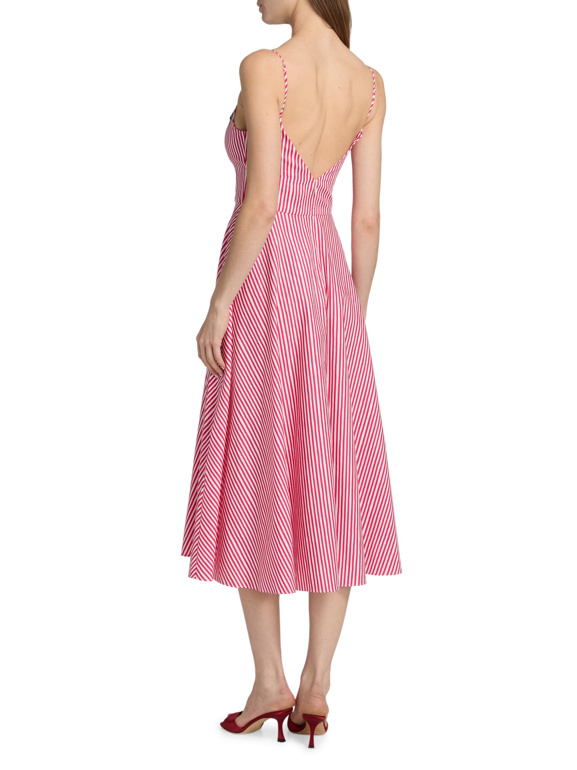 sachin and babi light blue dress Dress - Pale pink striped Embrodery flowery girl