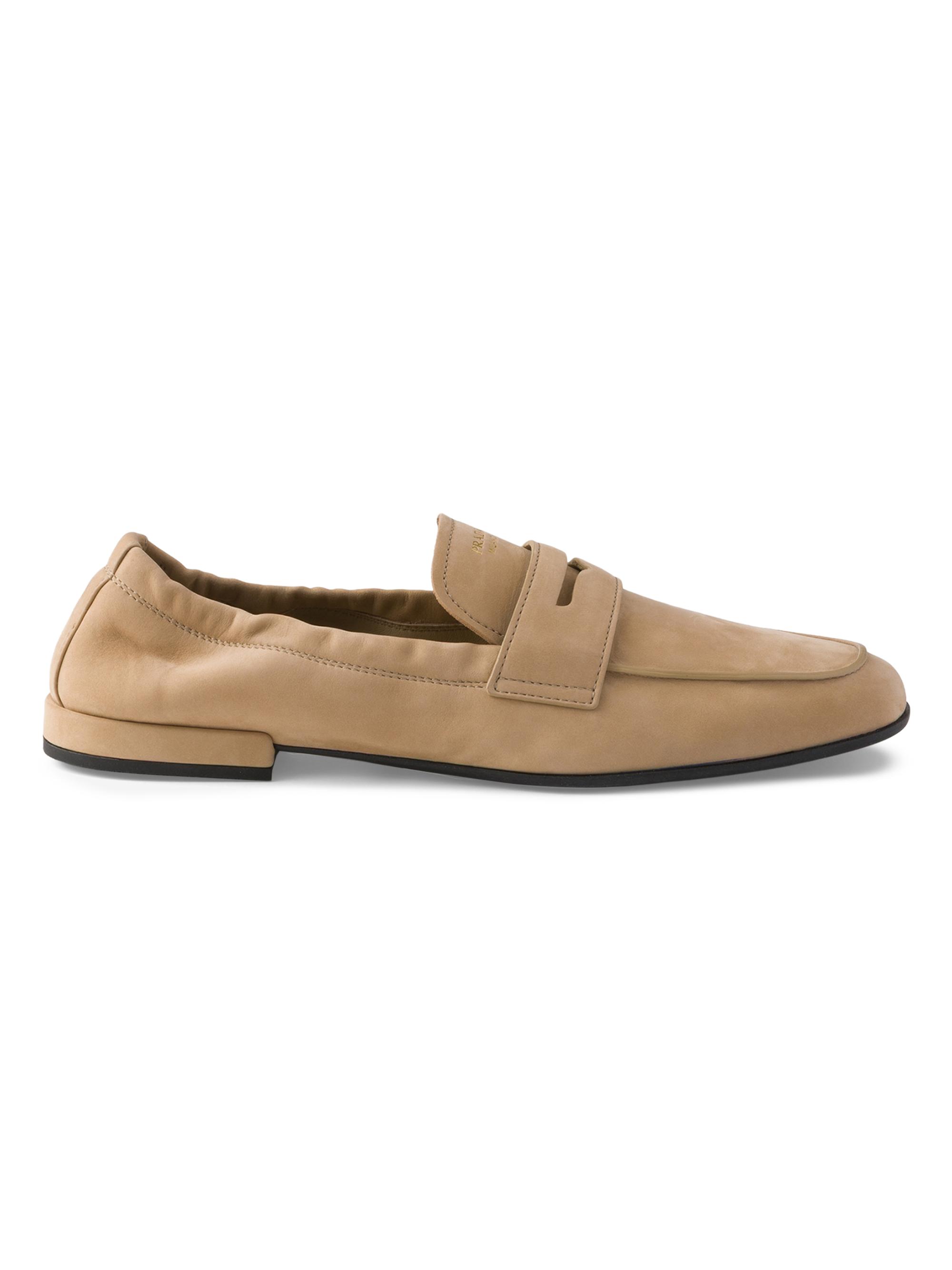 Miu Miu Unlined Bleached Leather Boat Shoes | Saks Fifth Avenue