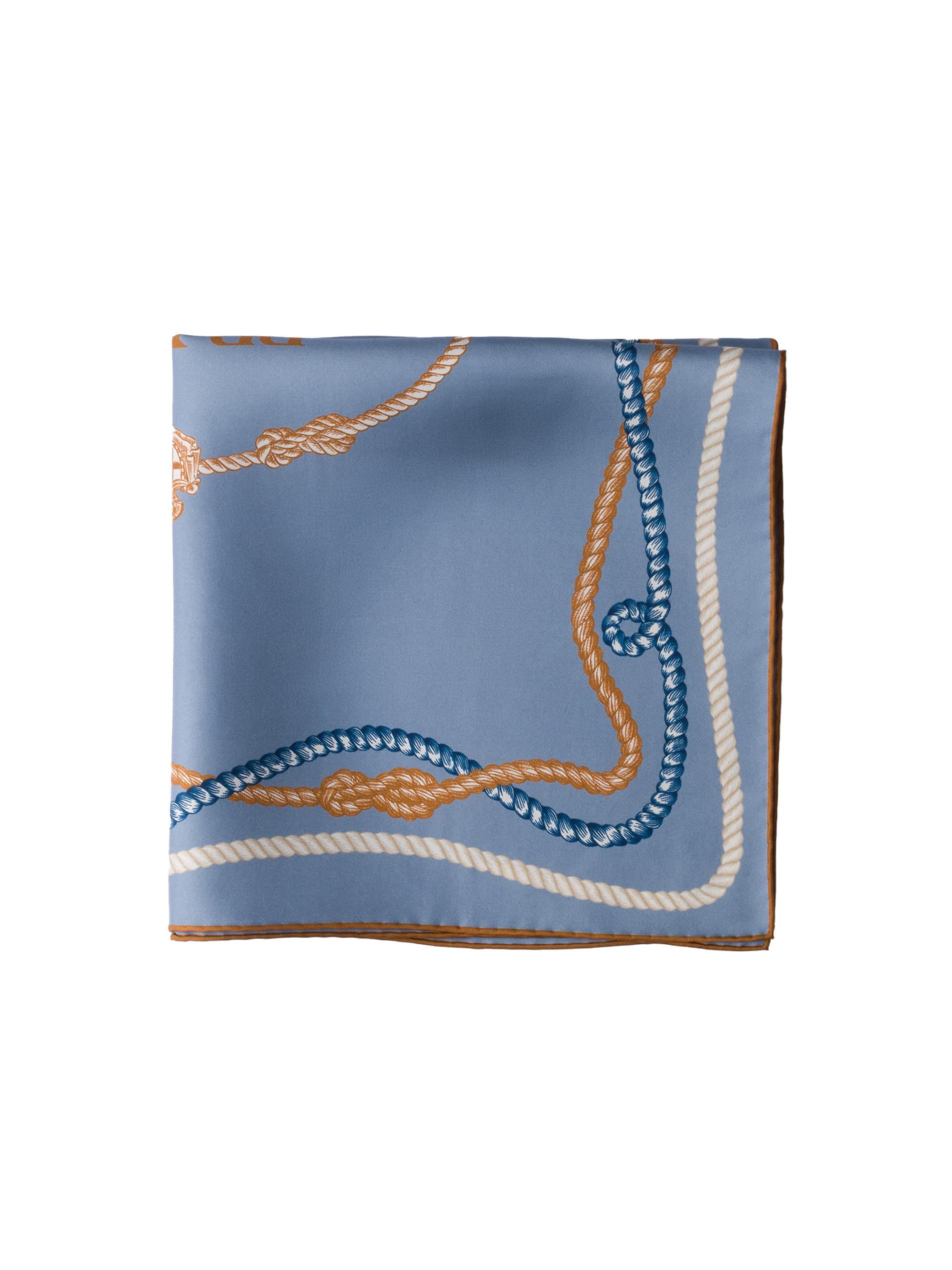Printed Silk Twill Scarf