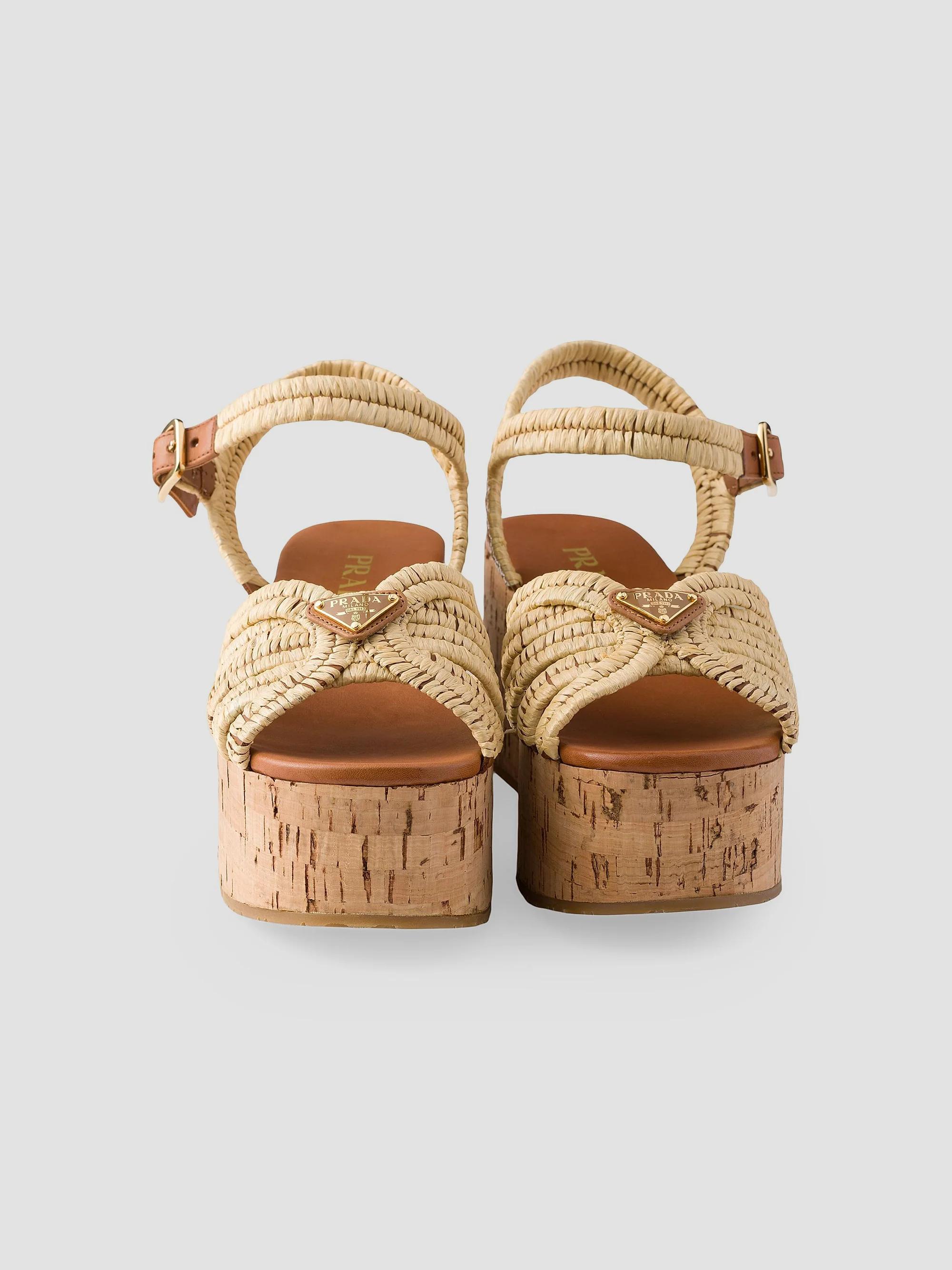 Prada Crochet Platform Sandals | Saks Fifth Avenue