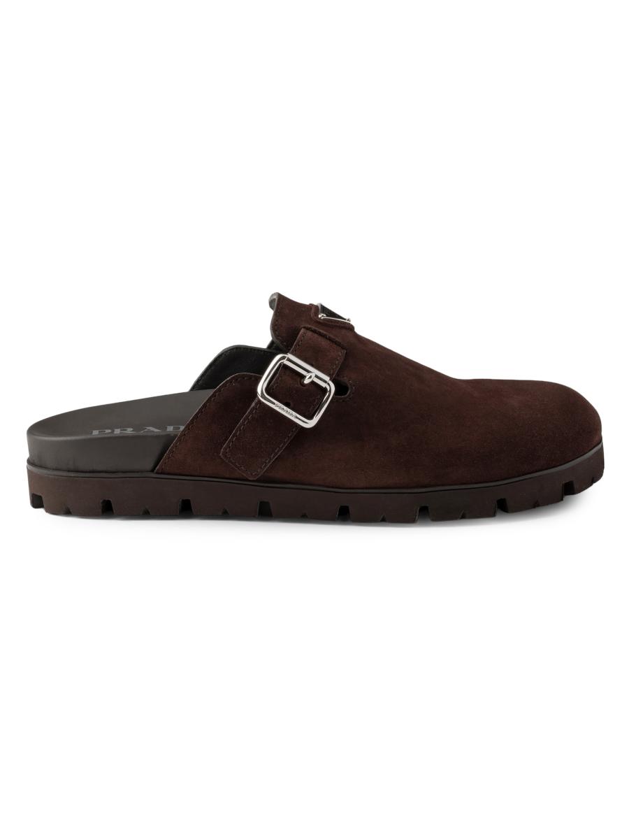 Prada Suede Mules | Saks Fifth Avenue