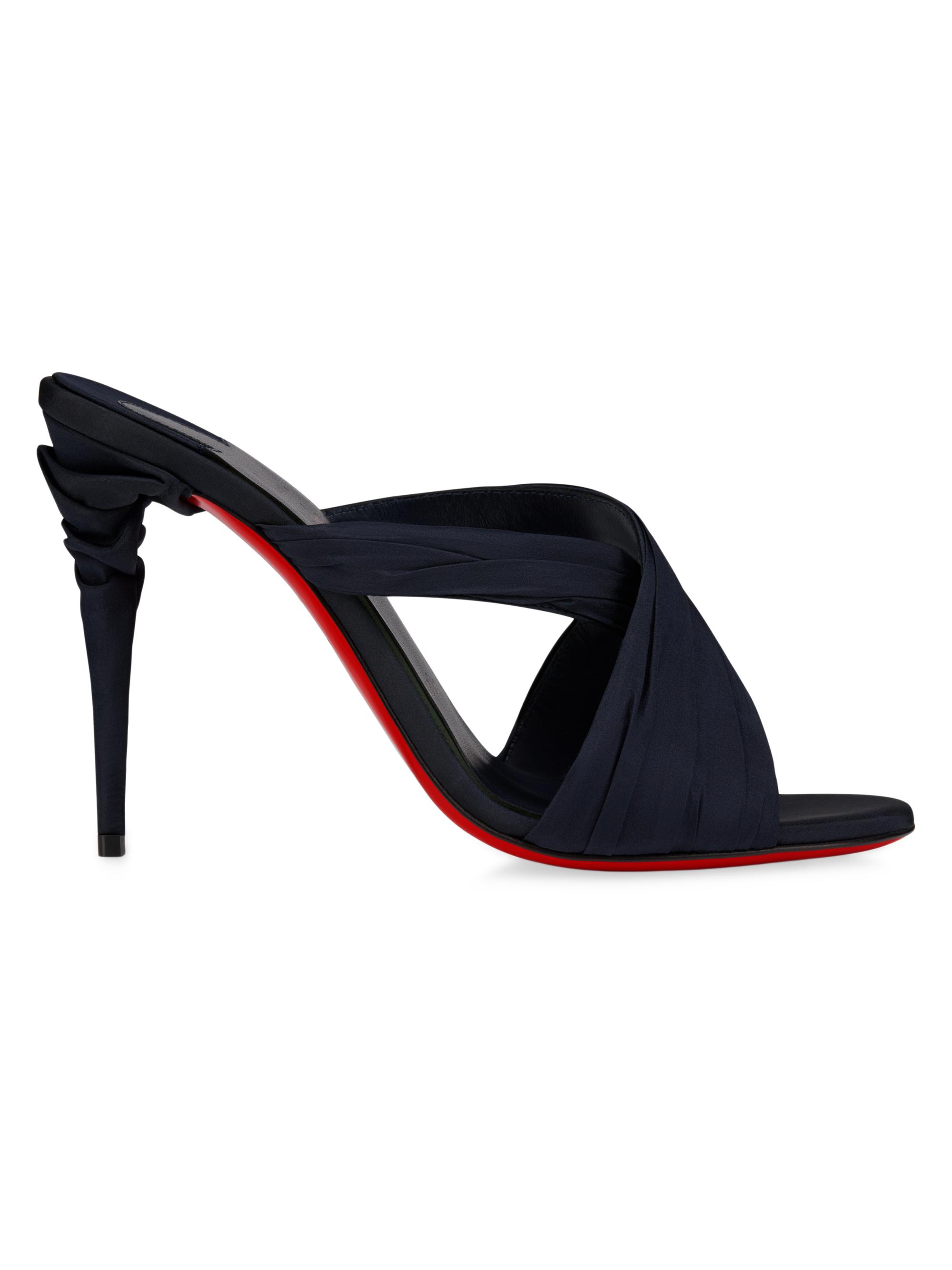 Christian Louboutin Women's Affabula 100MM Mules - Last Night