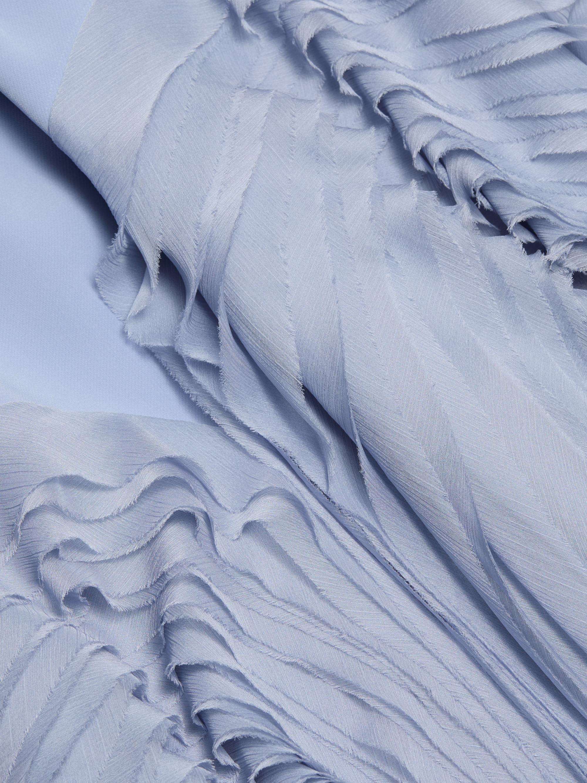 AMUR Women's Elani Pleated Halterneck Gown - Moonjelly Glow | Thumbnail 7