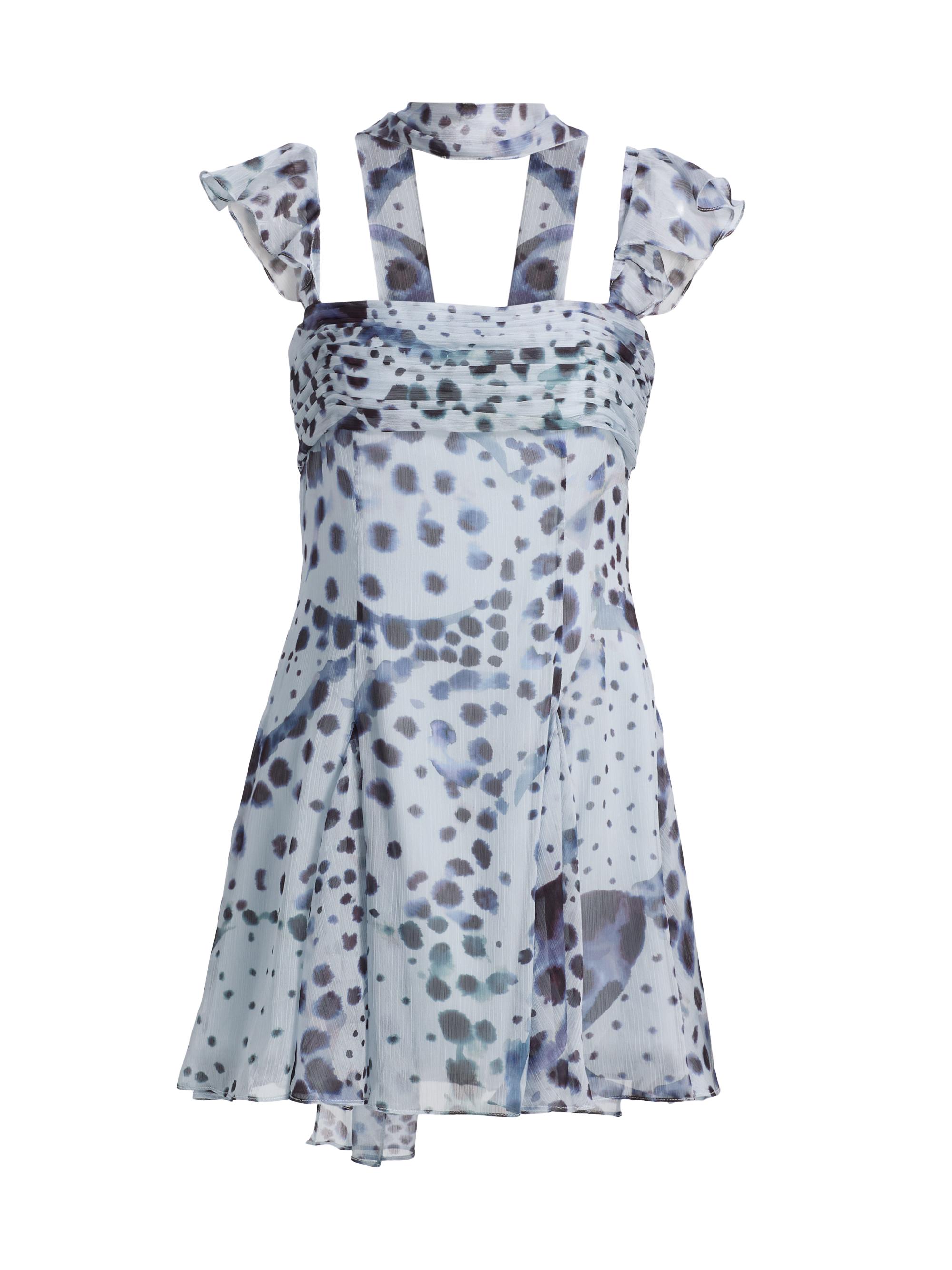 Women's Reverie Printed Minidress - Pearl Ray - Size 10