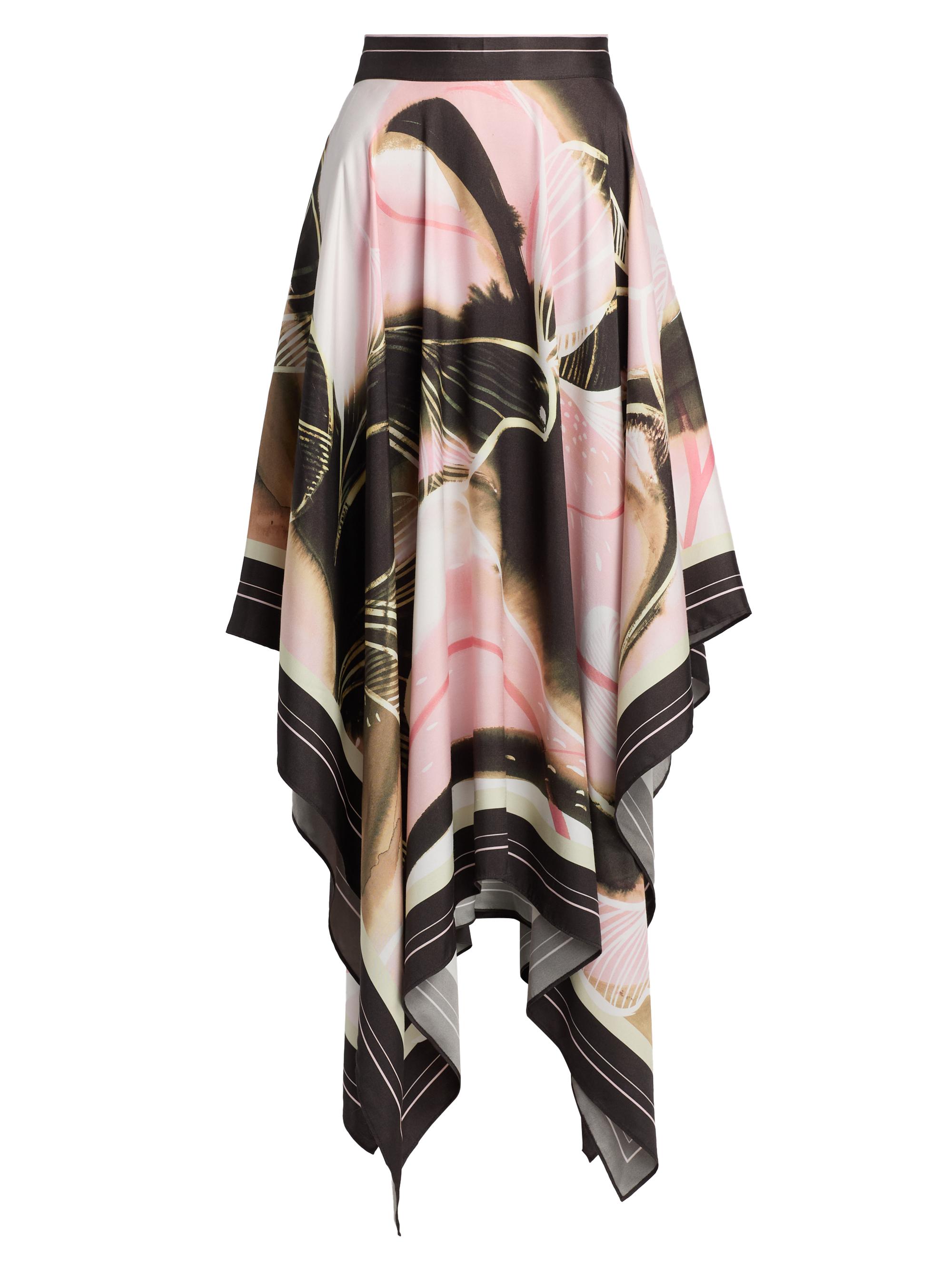Amur Women's Letty Printed Scarf Midi-Skirt - Gaudis Garden