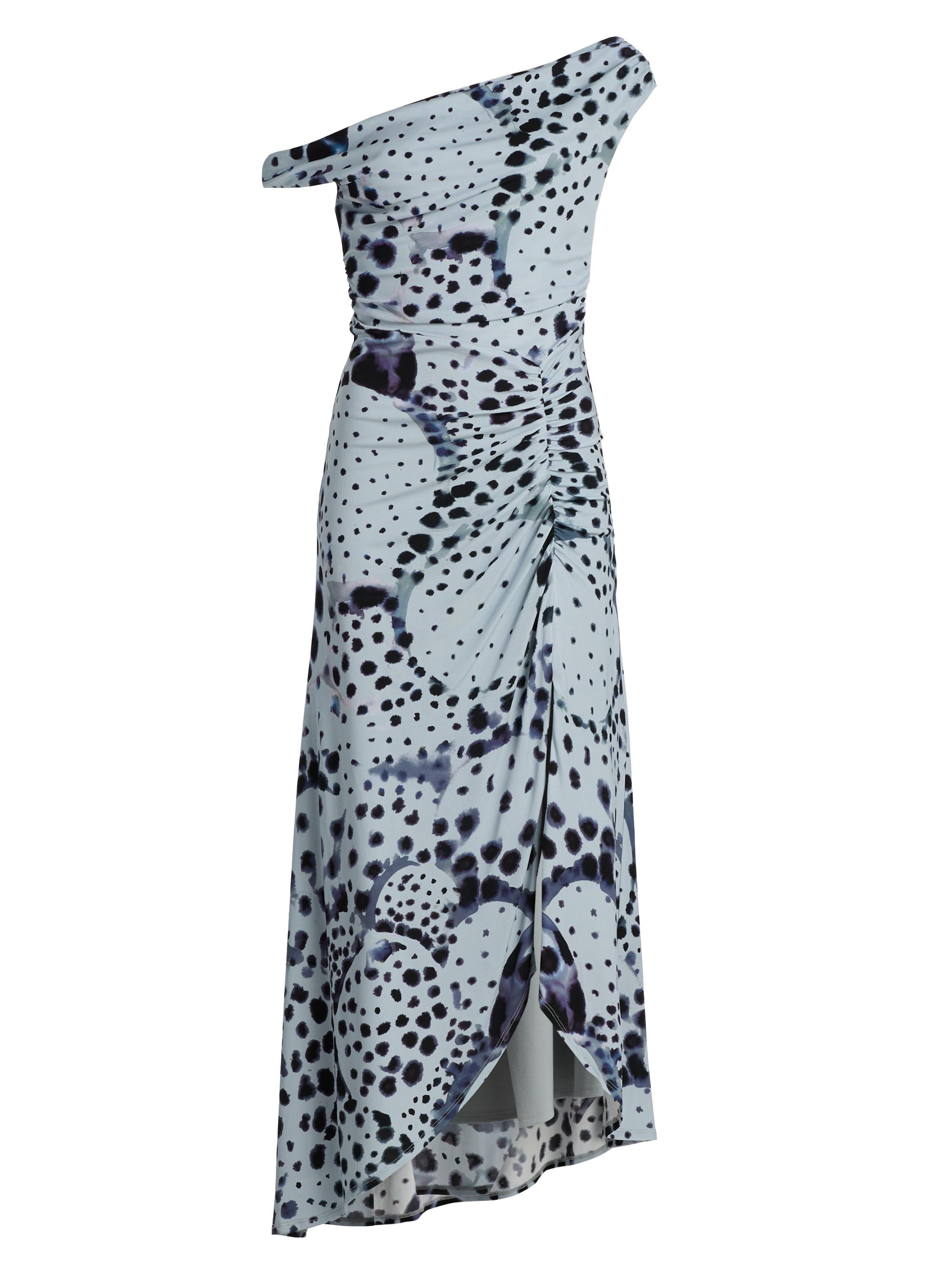 Women's Ella Pearl Ray Print Midi-Dress - Pearl Ray - Size 0