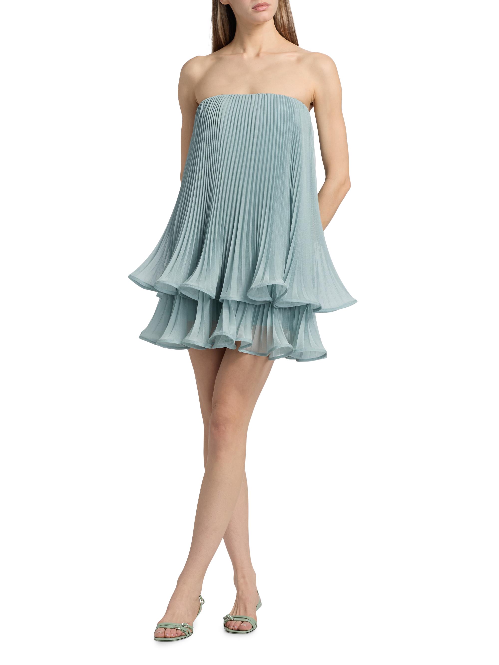 amur noa pleated mini dress AMUR Women's Noa Pleated Mini Dress, Seafoam, 10 at Amazon Women's Clothing  store