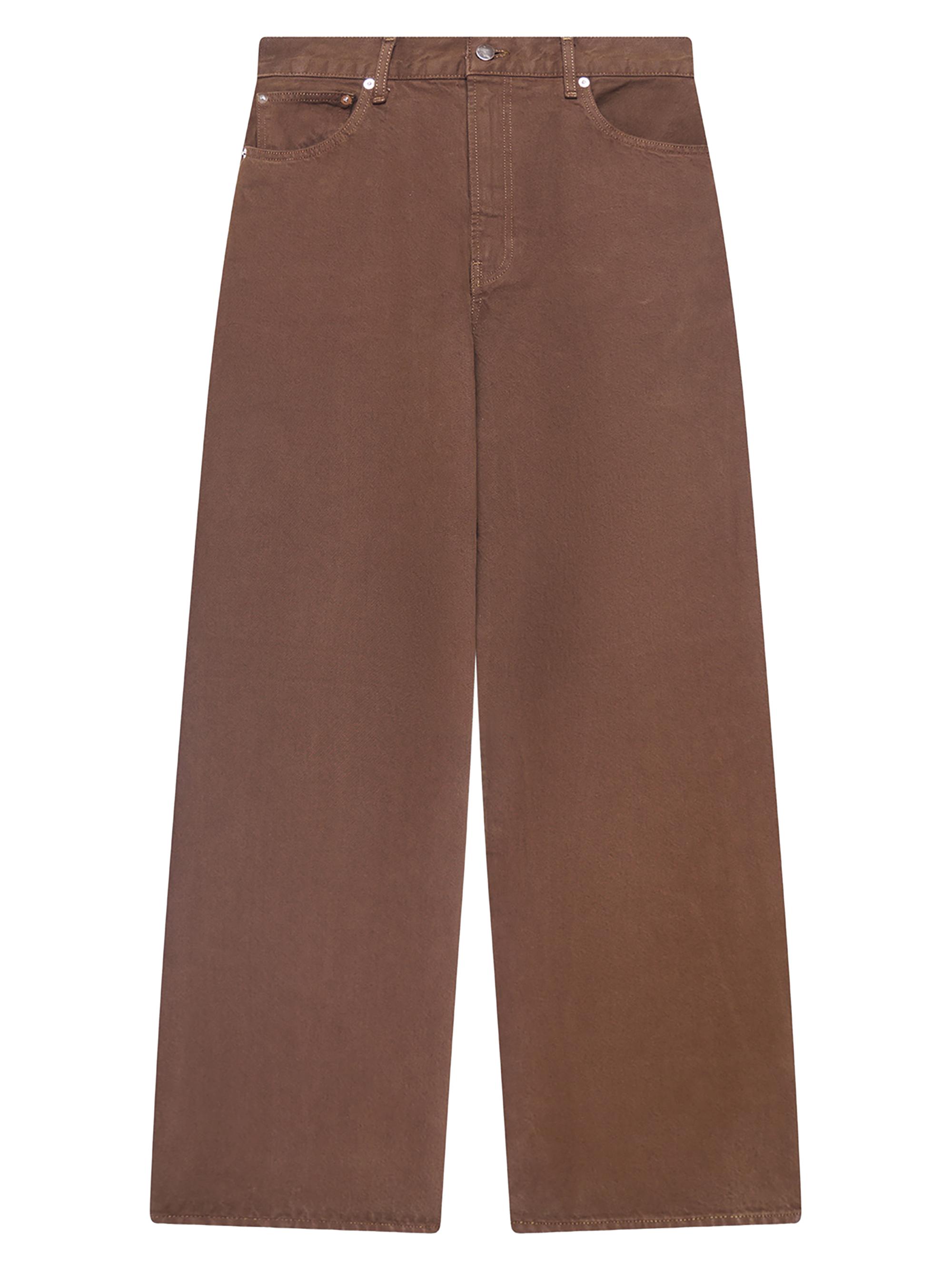 The Elder Statesman Men's Hunter Baggy Jeans - Wenge
