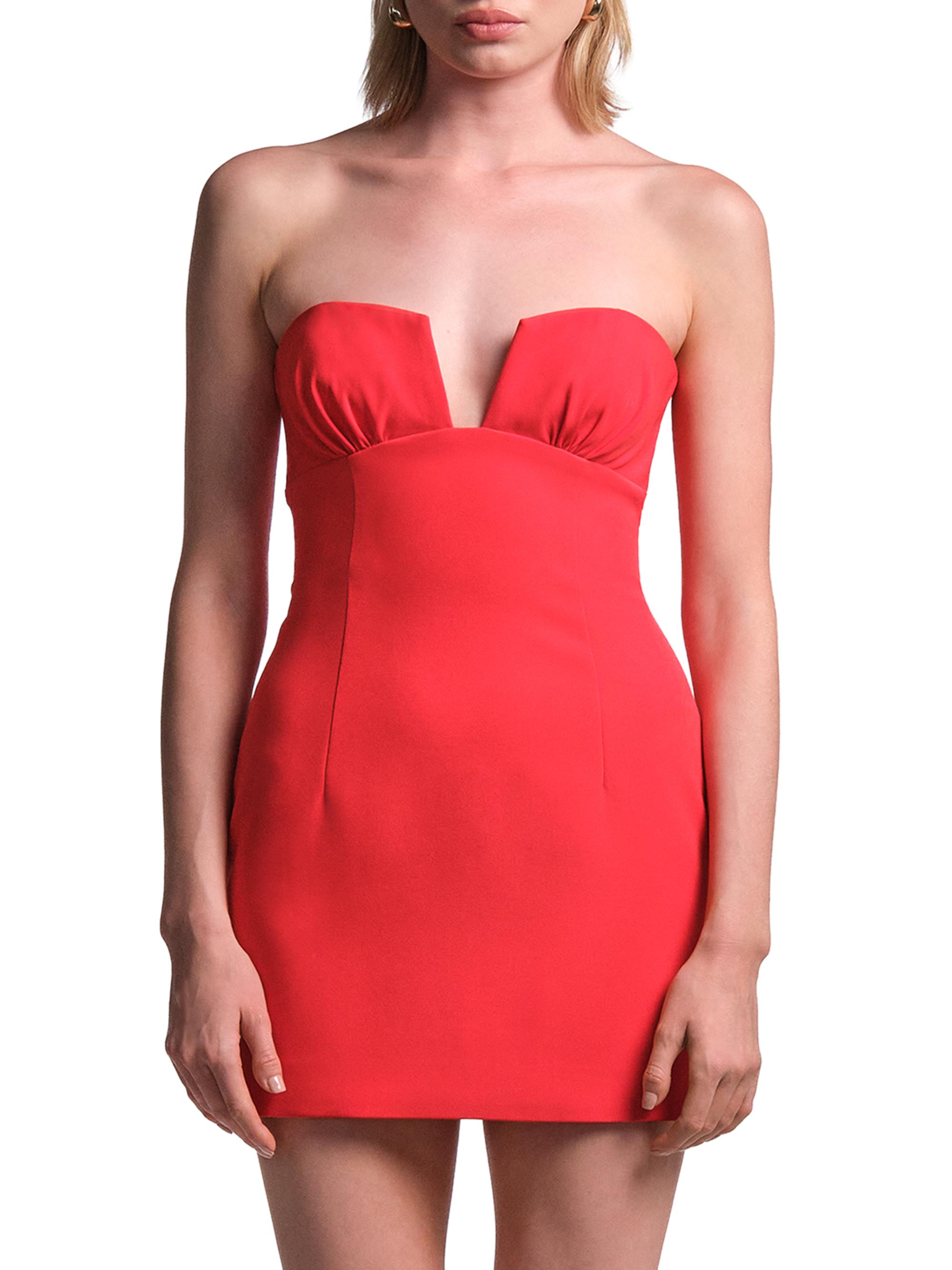 BCBGMAXAZRIA Women's Ramone Strapless Minidress - Flame | Thumbnail 2