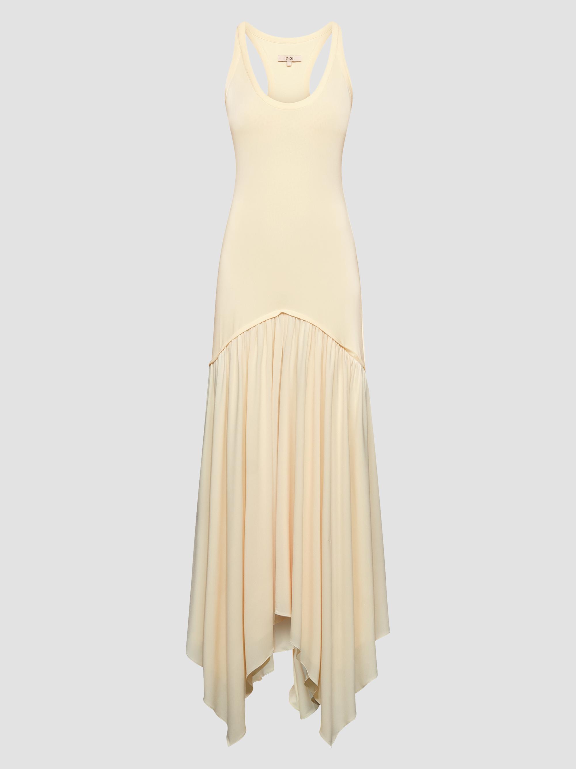 Et Ochs Women's Ramona Asymmetric Stretch-Jersey Scoopneck Maxi Dress - Wax