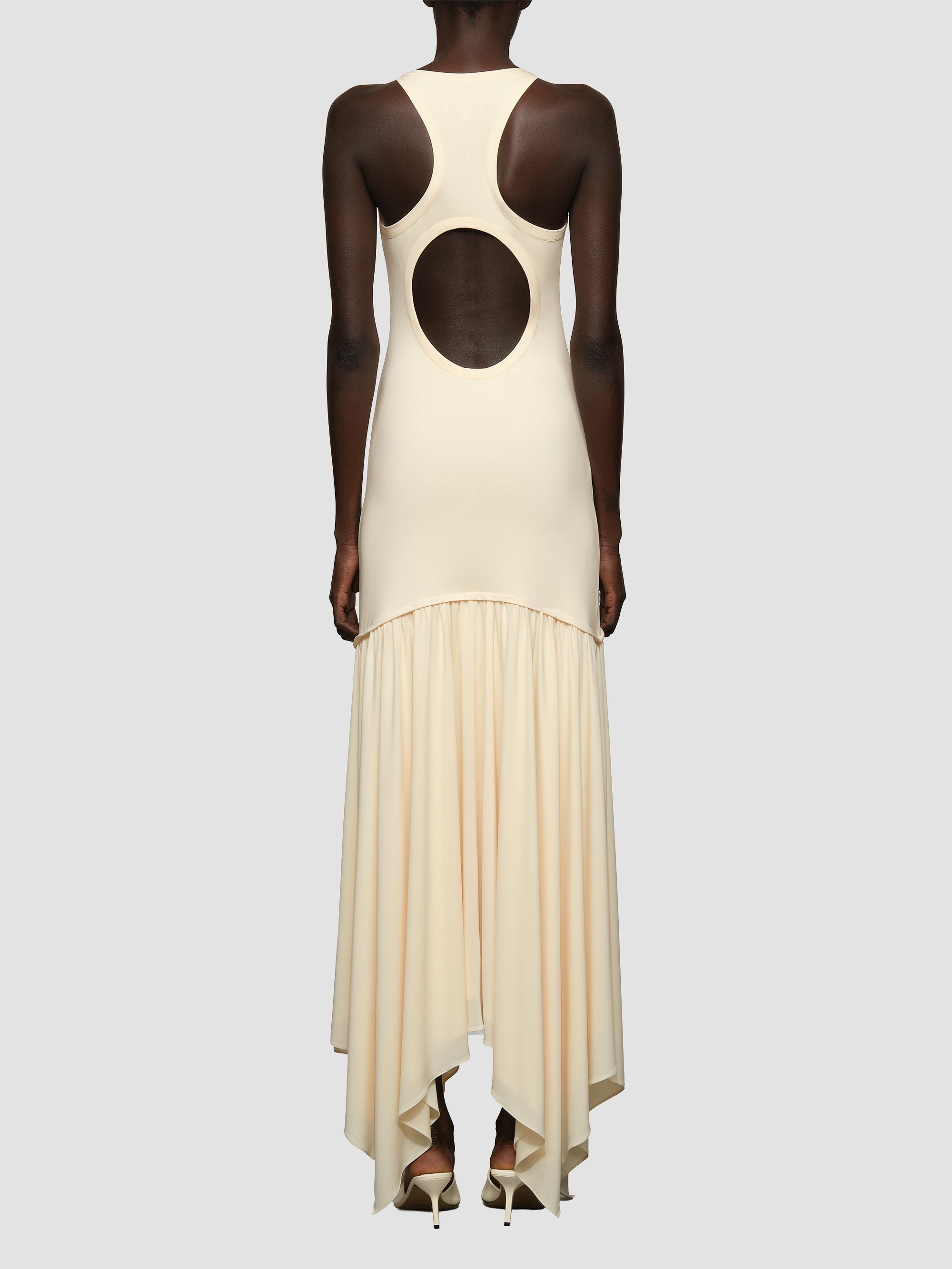 Et Ochs Women's Ramona Asymmetric Stretch-Jersey Scoopneck Maxi Dress - Wax | Thumbnail 4