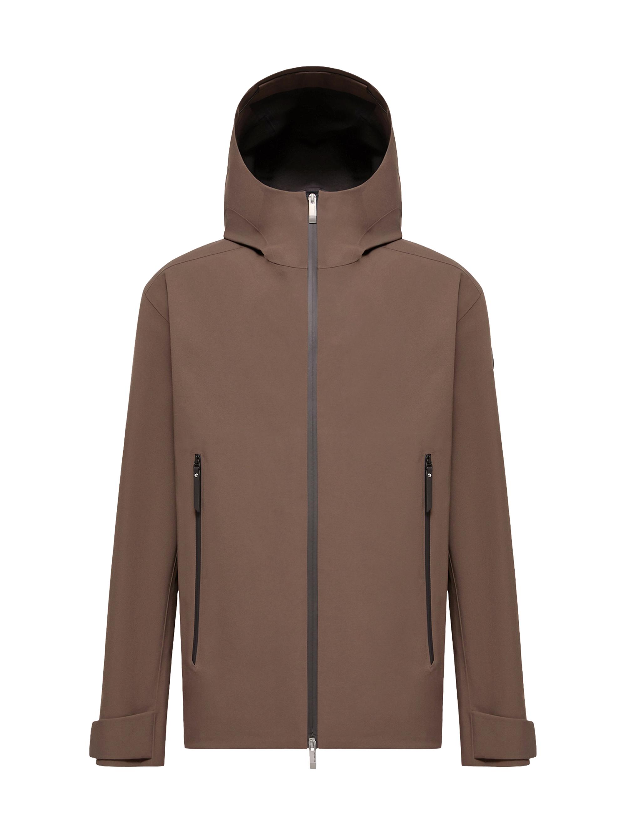Moncler Men's Marana 3-in-1 Hooded Short Down Jacket - Brown