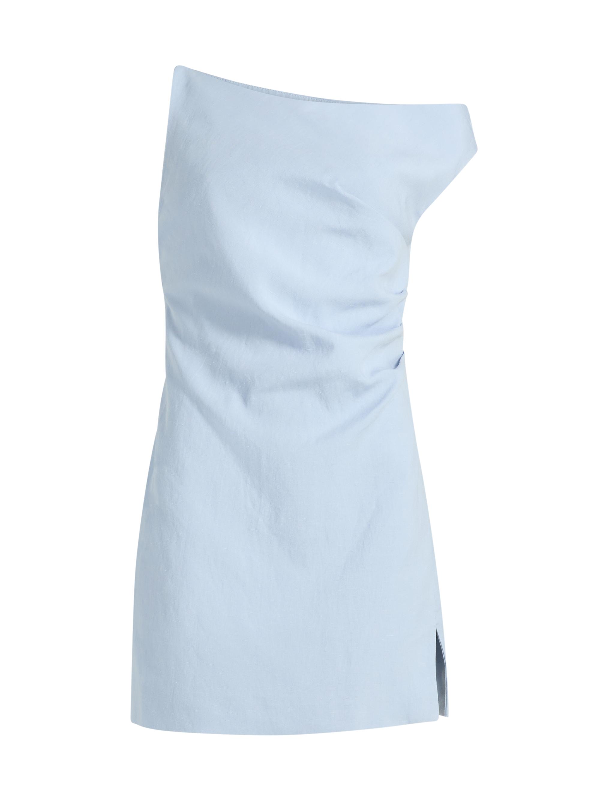 Ronny Kobo Women's Winnie Draped One-Shoulder Minidress - Ice