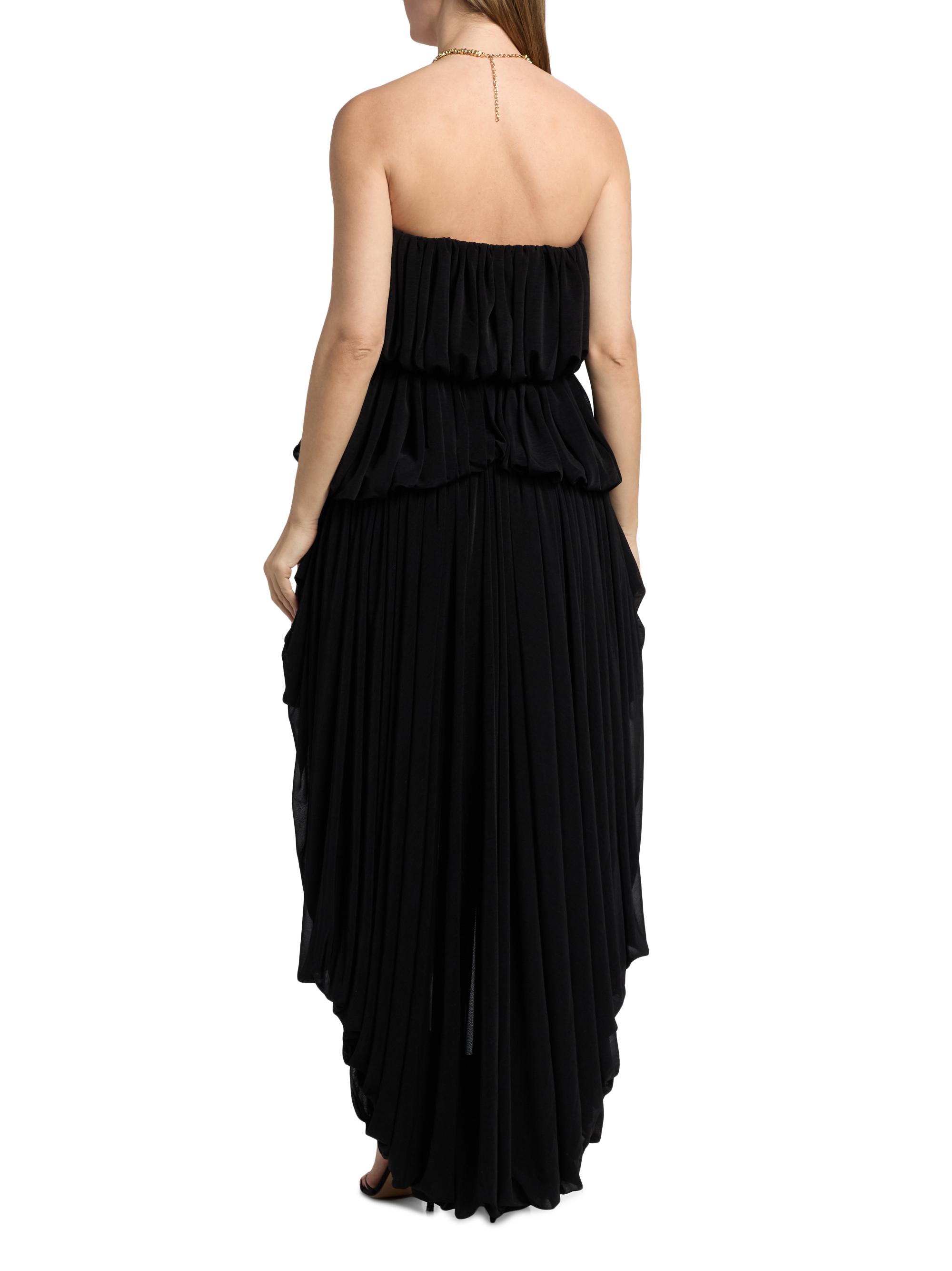 Ronny Kobo Women's Aly High-Low Minidress - Black | Thumbnail 5