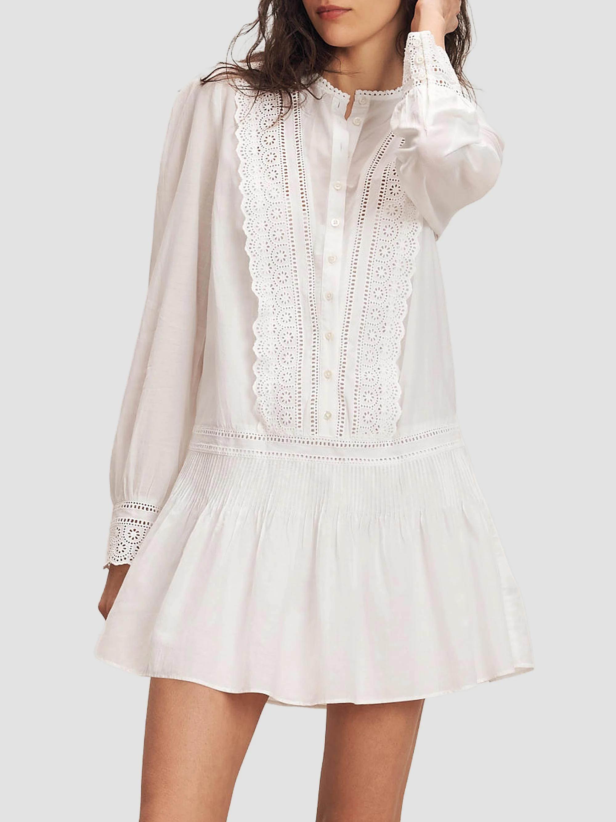 Veronica Beard Marguerite Cotton-Blend Minidress | Saks Fifth Avenue