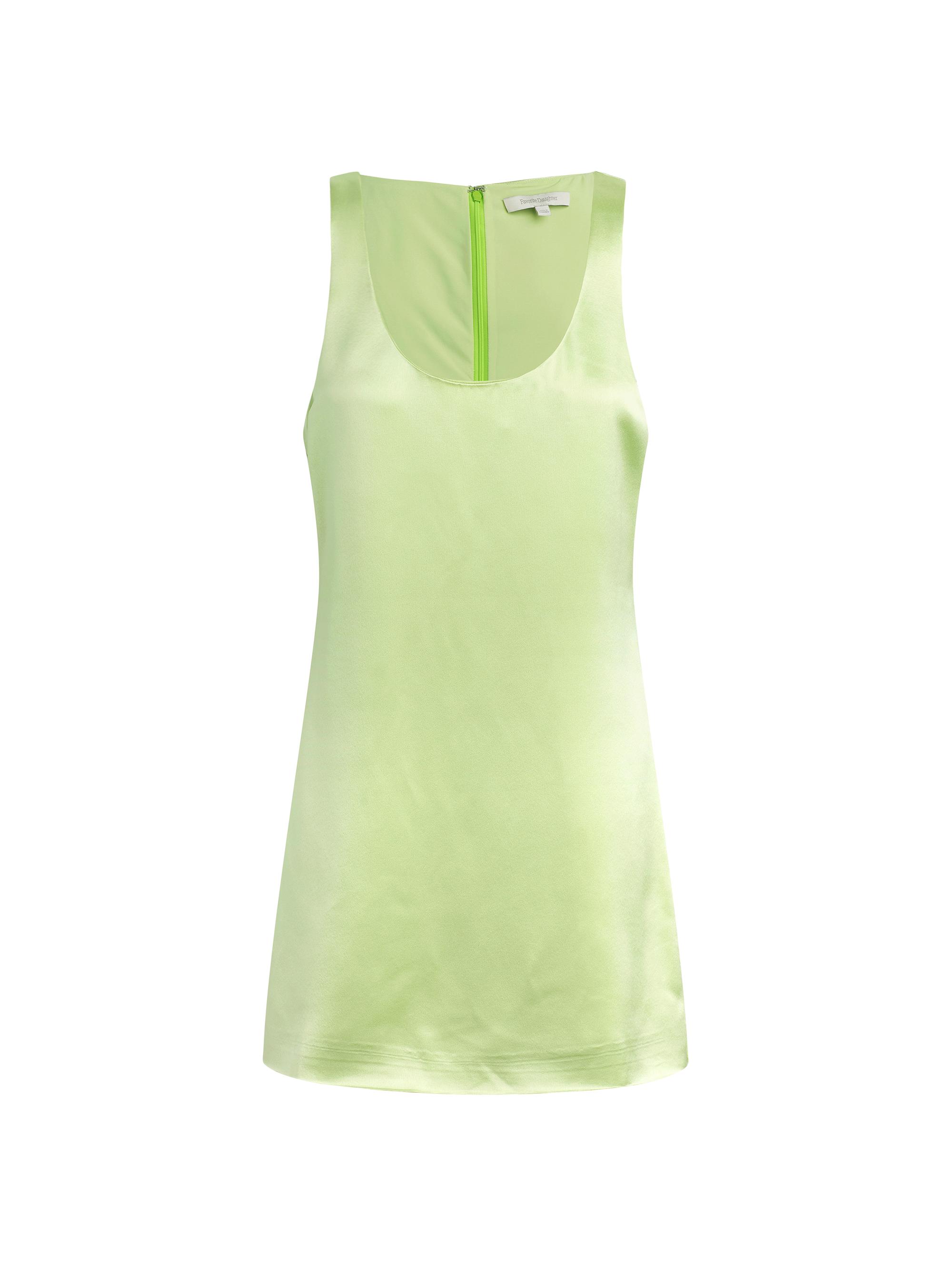 Favorite Daughter Women's The Getting Ready Scoopneck Minidress - Green Tea | Thumbnail 6