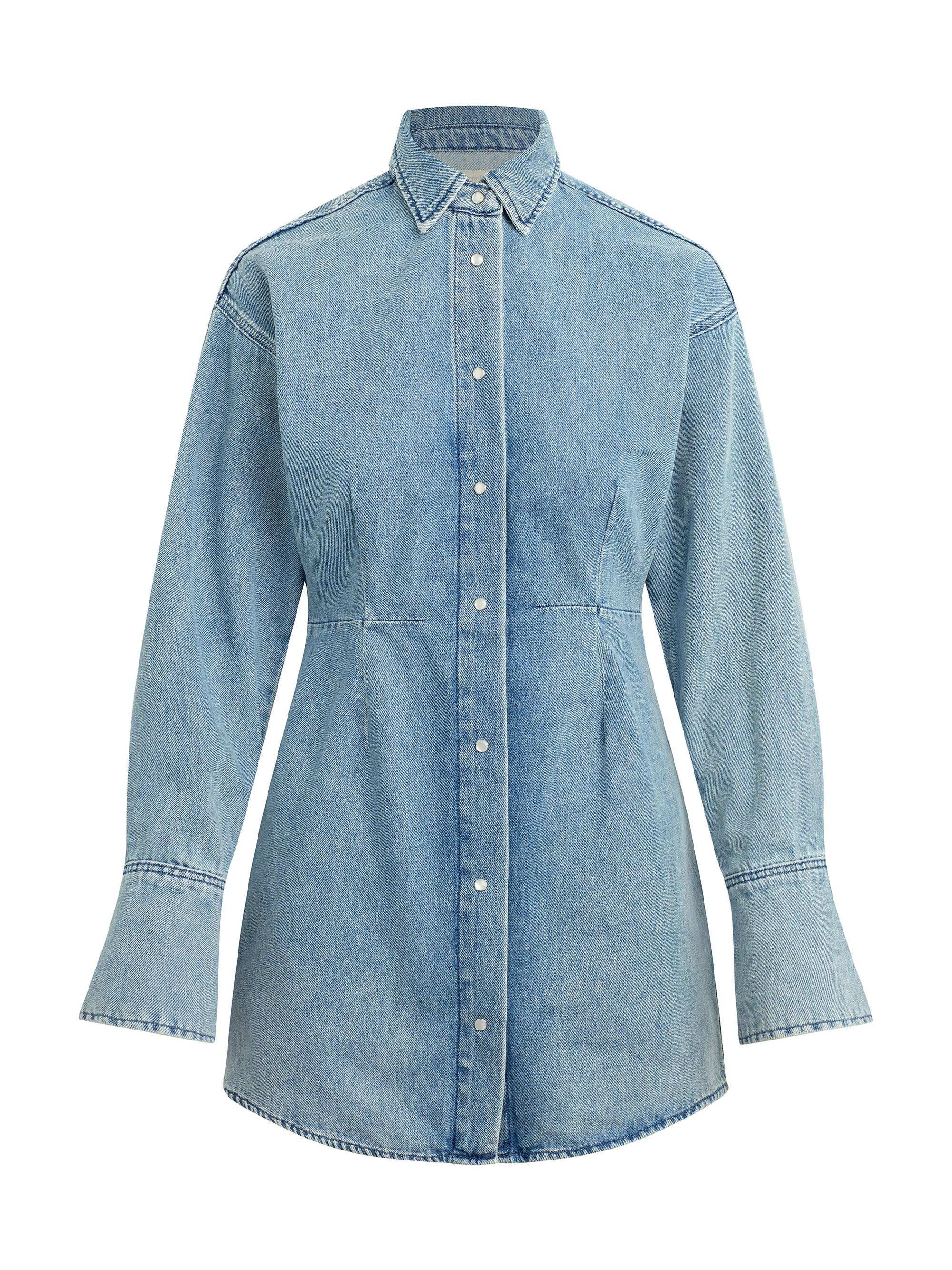 Favorite Daughter Women's The Eyes On Me Denim Minidress - Lexington