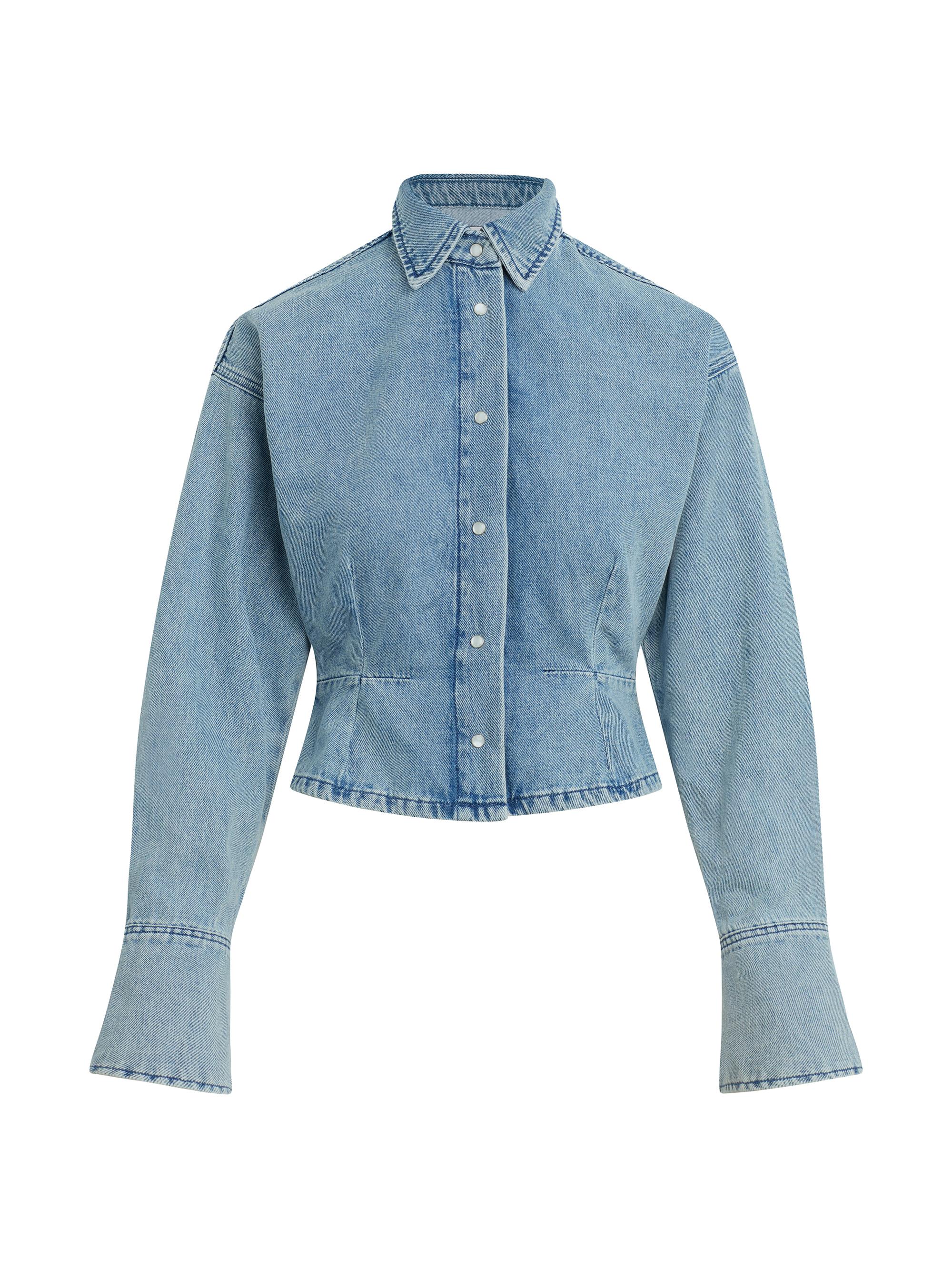 Favorite Daughter Women's The Eyes On Me Denim Shirt - Lexington
