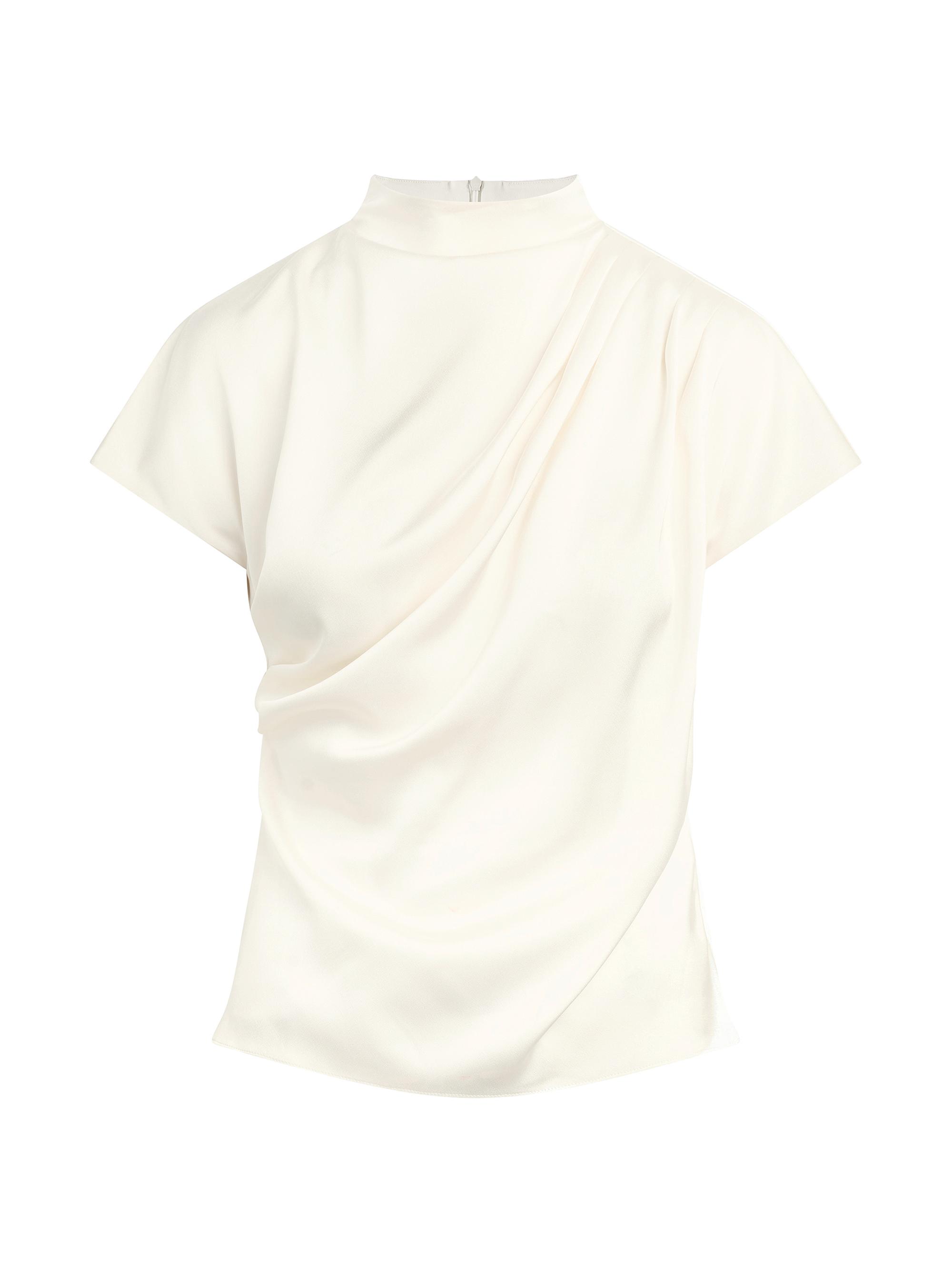 Favorite Daughter Women's The Graceful Draped Short-SleeveTop -