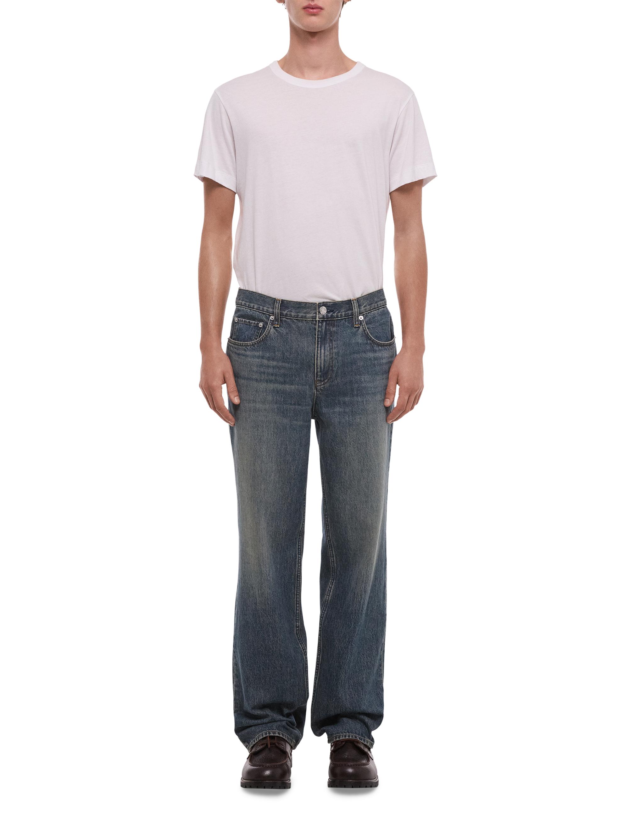 Helmut Lang Men's Wardrobe Relaxed Wide-Leg Jeans - Tinted Vintage Blue