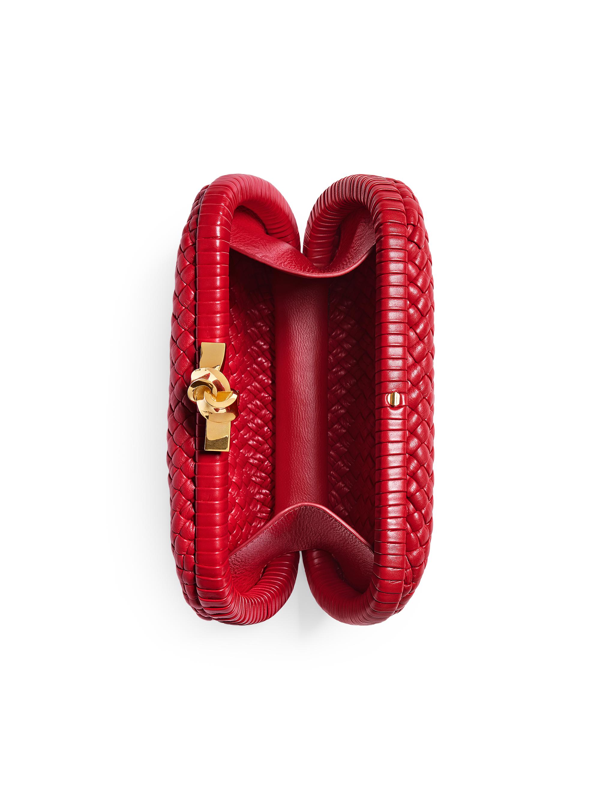 Bottega Veneta Tosca Knot Intrecciato Leather Minaudière | Saks
