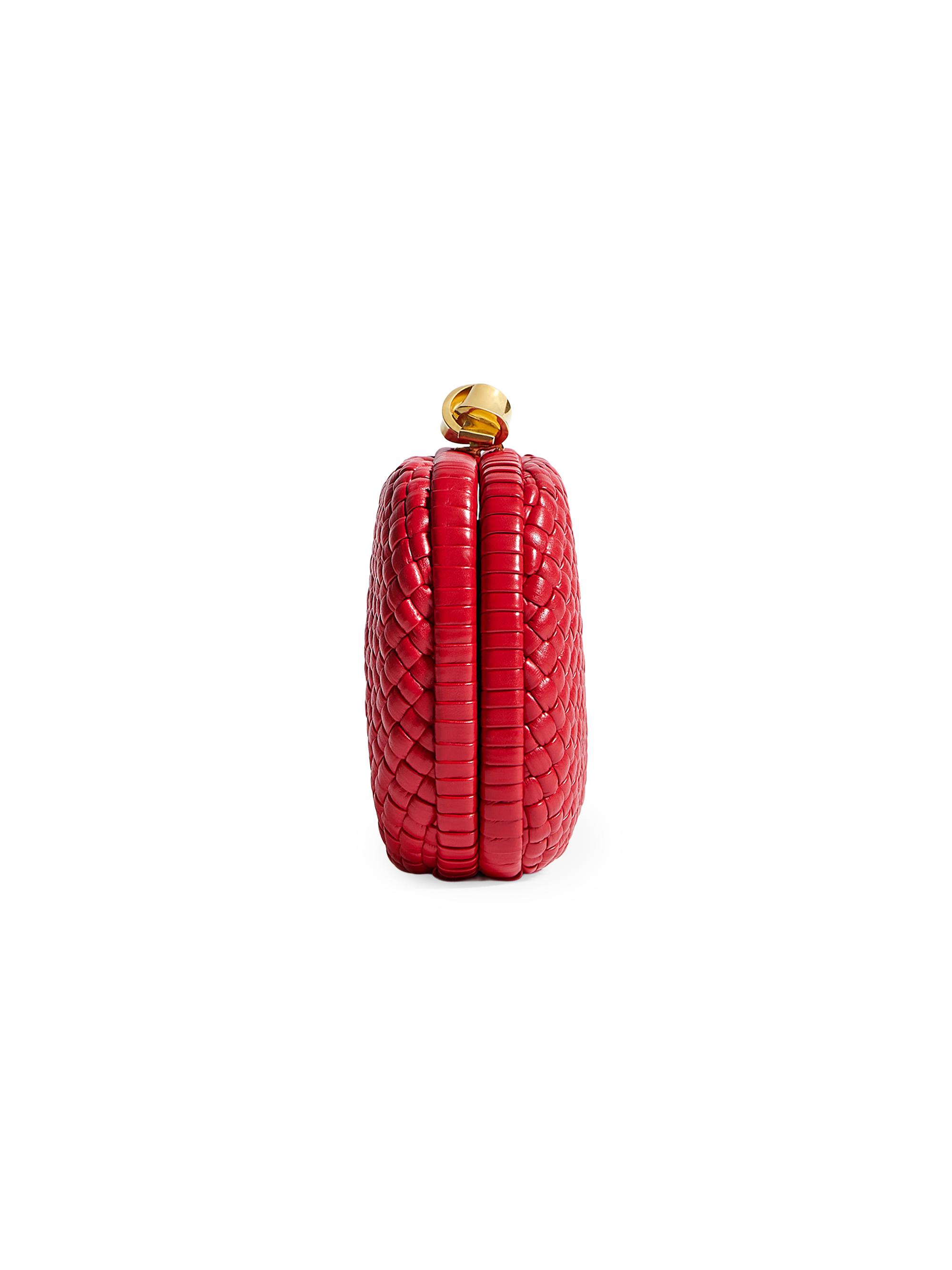 Bottega Veneta Tosca Knot Intrecciato Leather Minaudière | Saks