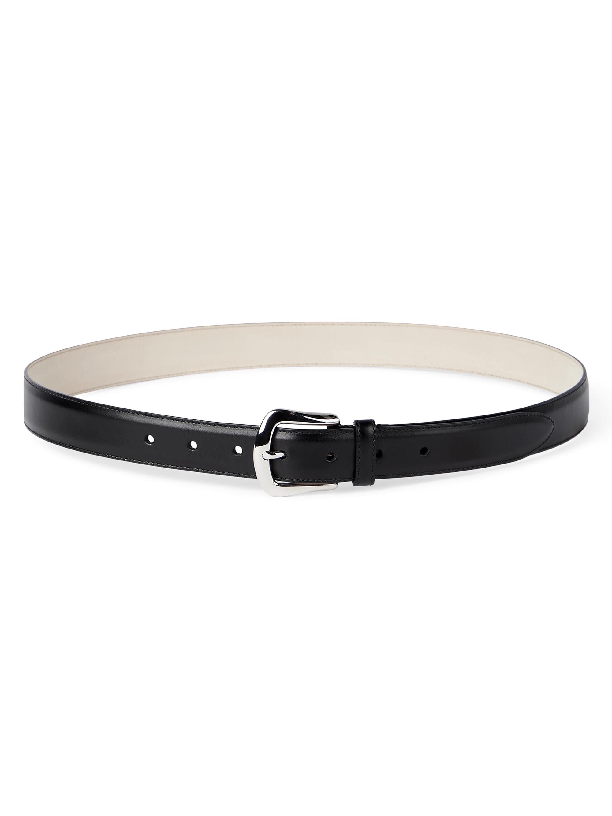 Brunello Cucinelli Men's Calfskin Belt - Black