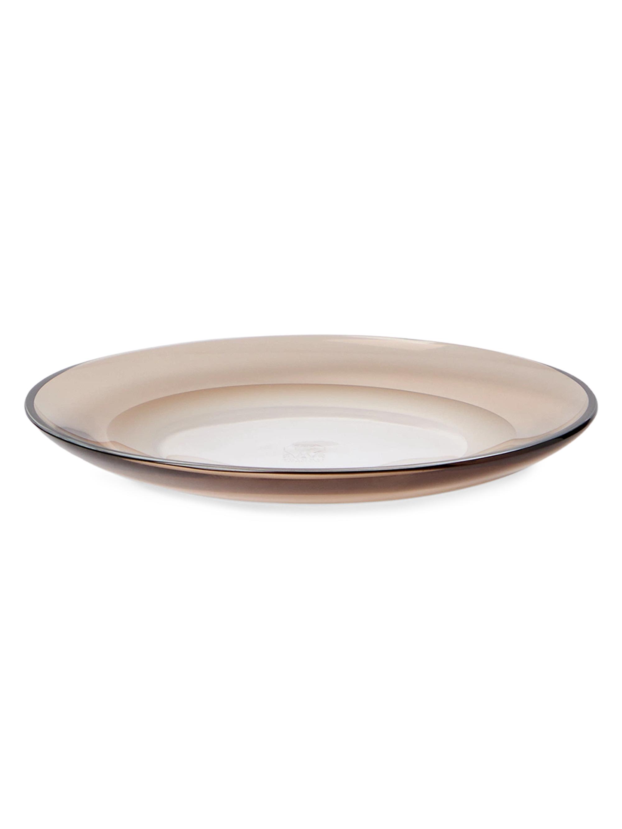 Brunello Cucinelli Murano Glass Bread Plate - Natural