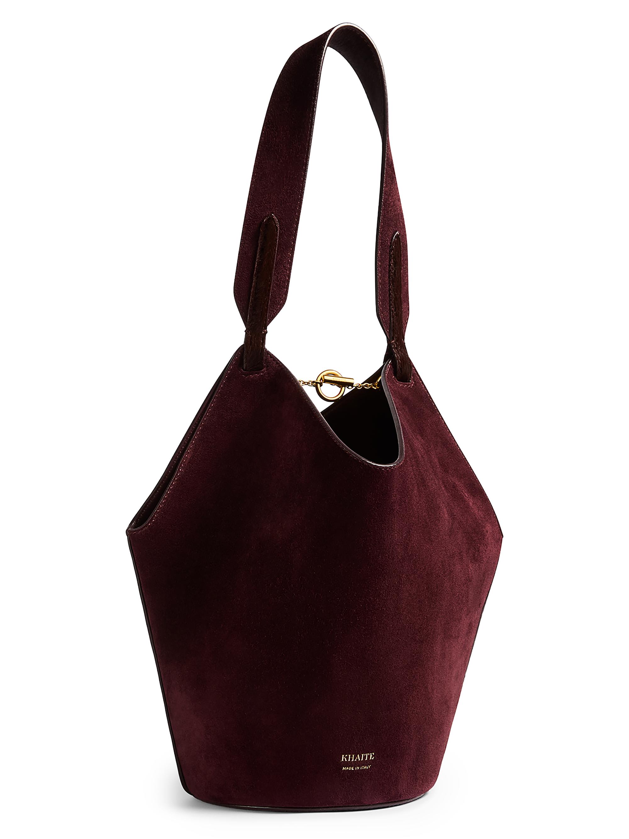 Khaite Simona Leather Shoulder Bag | Saks Fifth Avenue