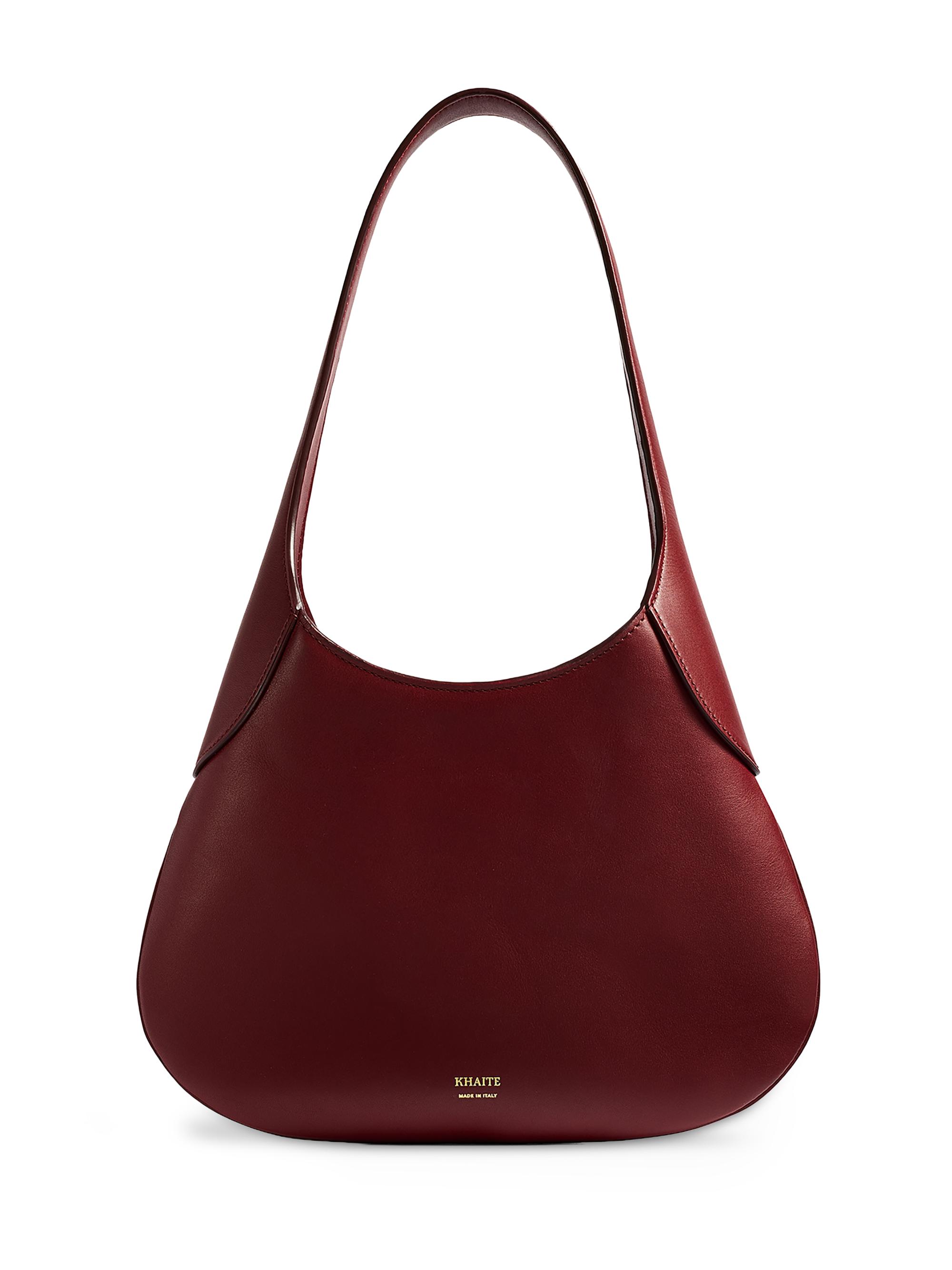 Khaite Women's Joan  Leather Hobo Bag - Oxblood - Women's Bags